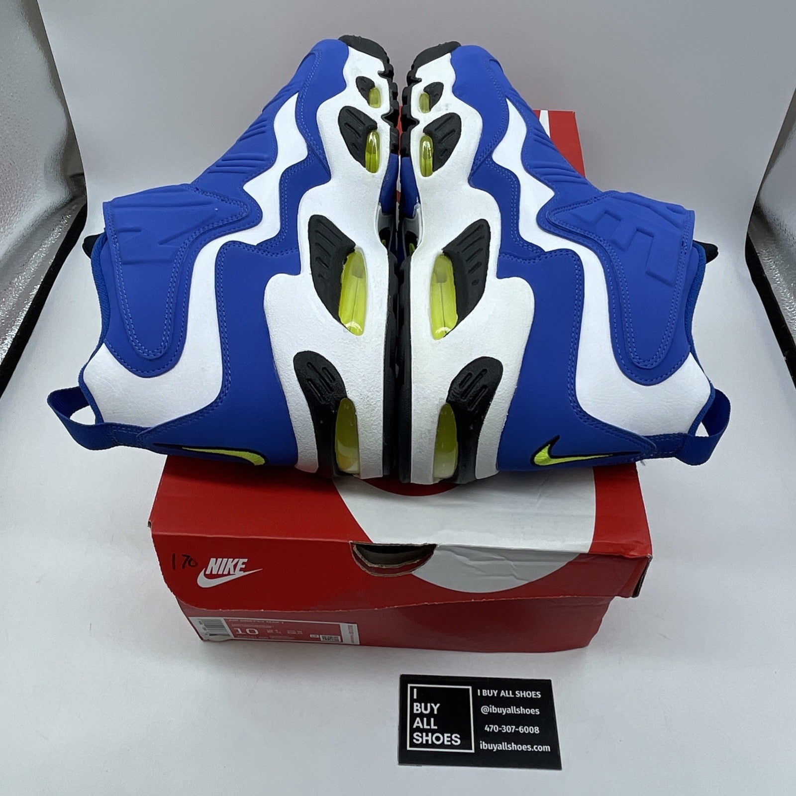 Size 10 - Nike Air Griffey Max 1 2021 Varsity Royal White Suede (DJ5161-400)
