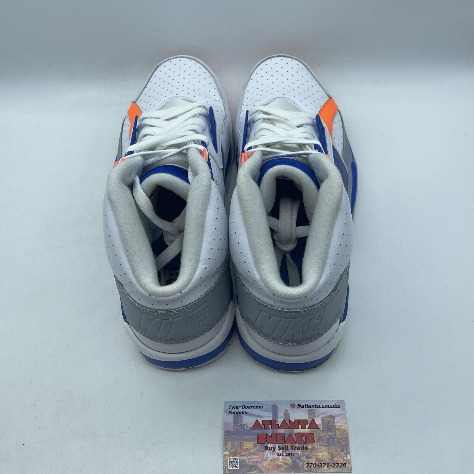 Size 10 - Nike Air Trainer SC High Reverse Auburn Blue Orange (302346-122)