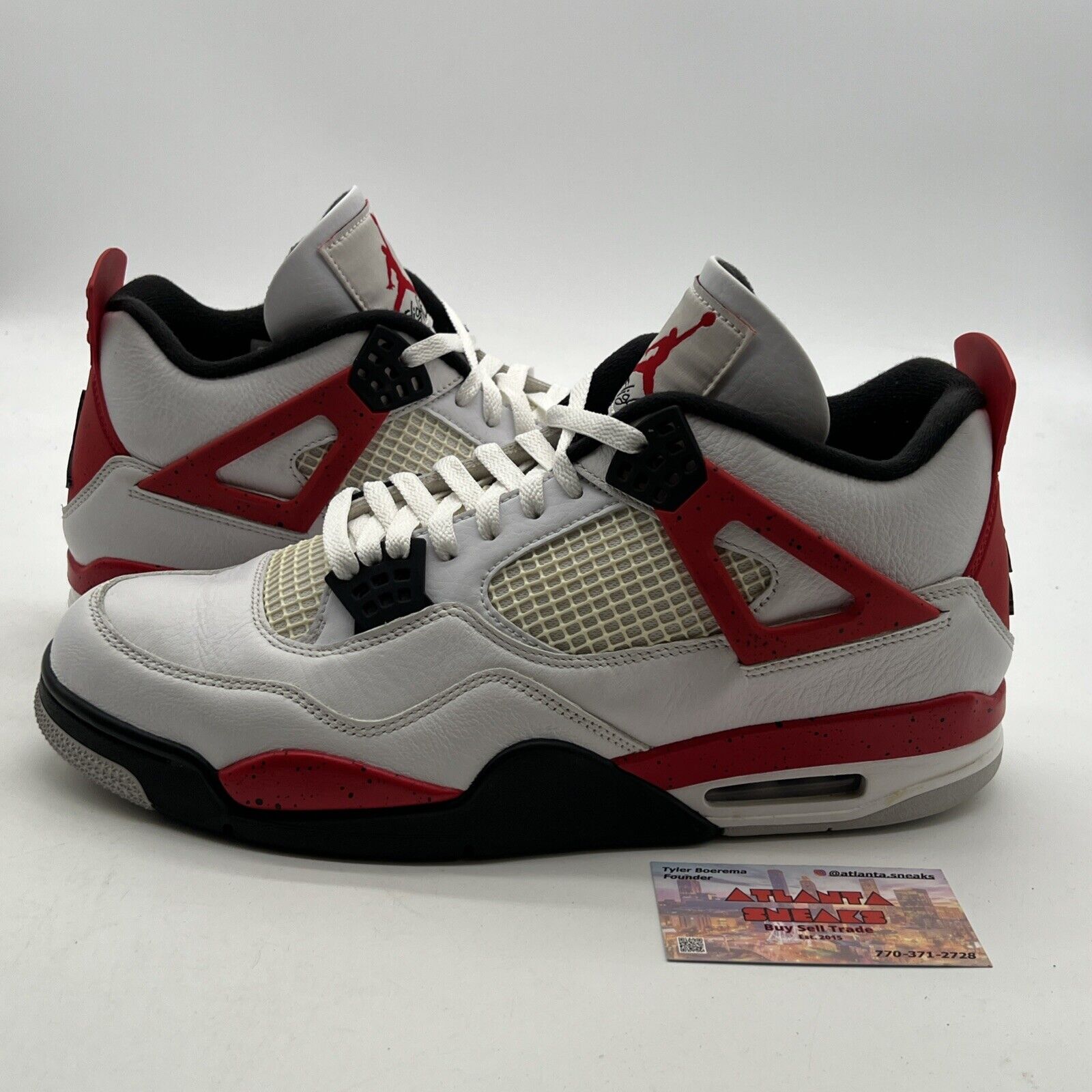 Size 13 - Air Jordan 4 Retro Mid Red Cement (DH6927-161)