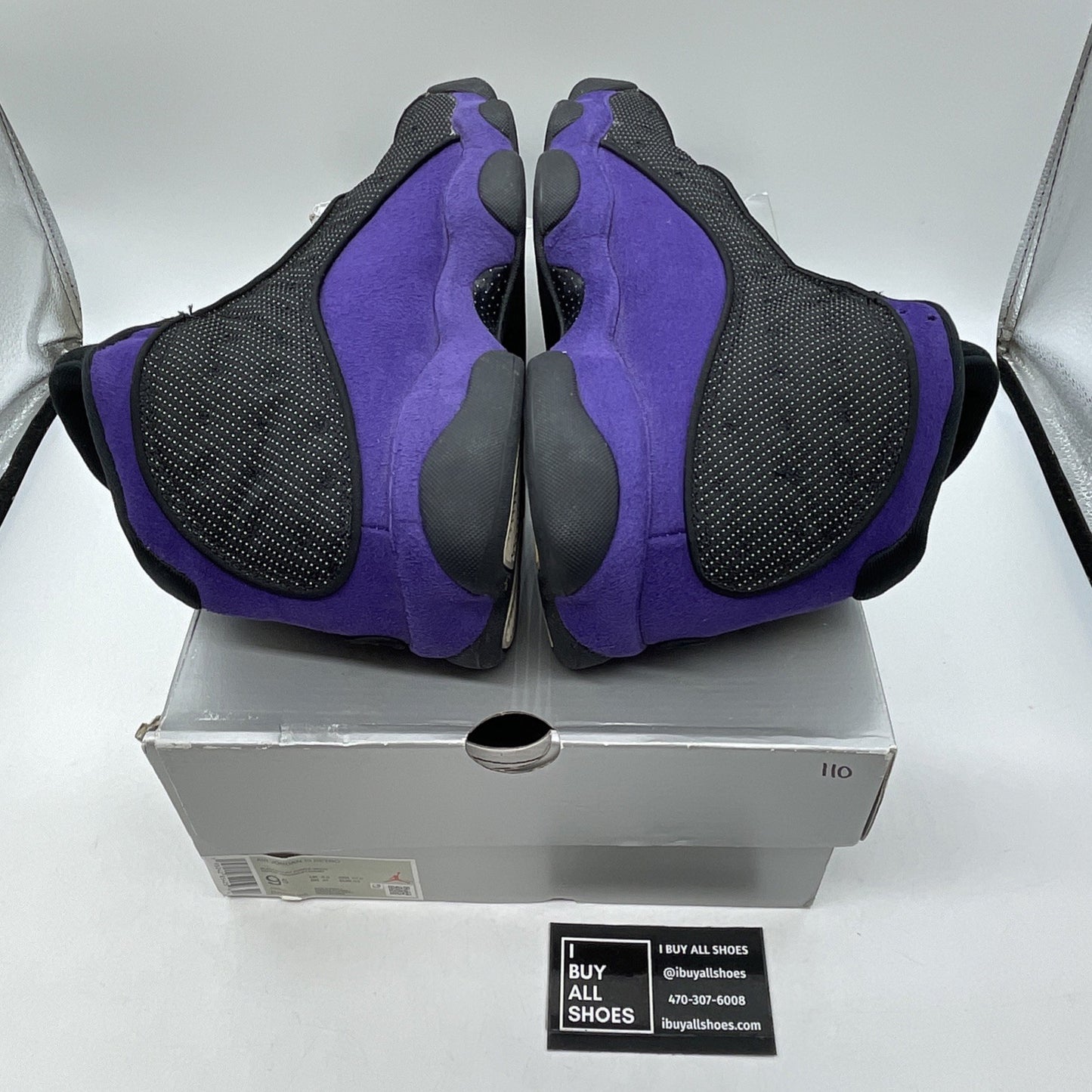 Size 9.5 - Jordan 13 Retro Court Purple Black Suede Leather (DJ5982-015)