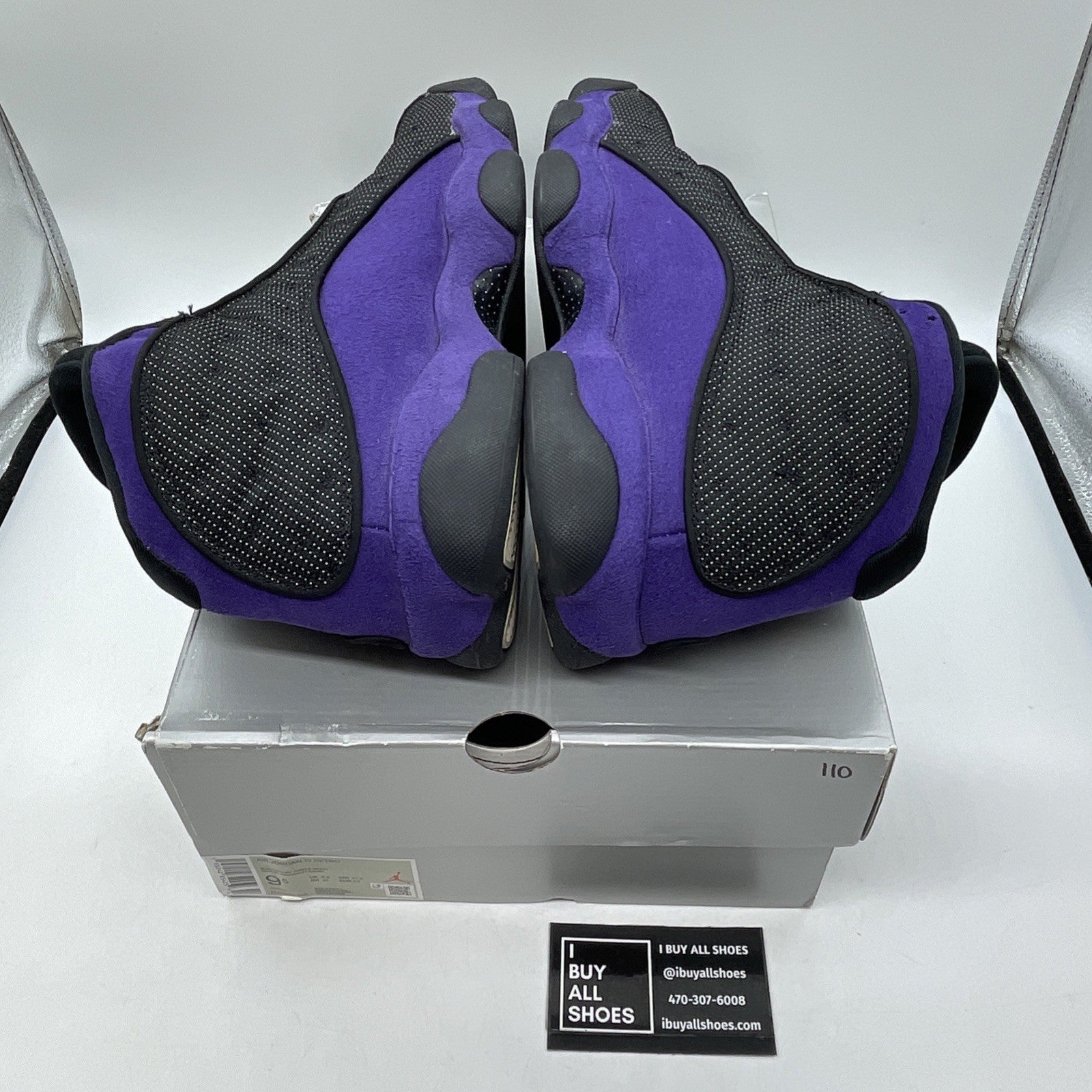 Size 9.5 - Jordan 13 Retro Court Purple Black Suede Leather (DJ5982-015)