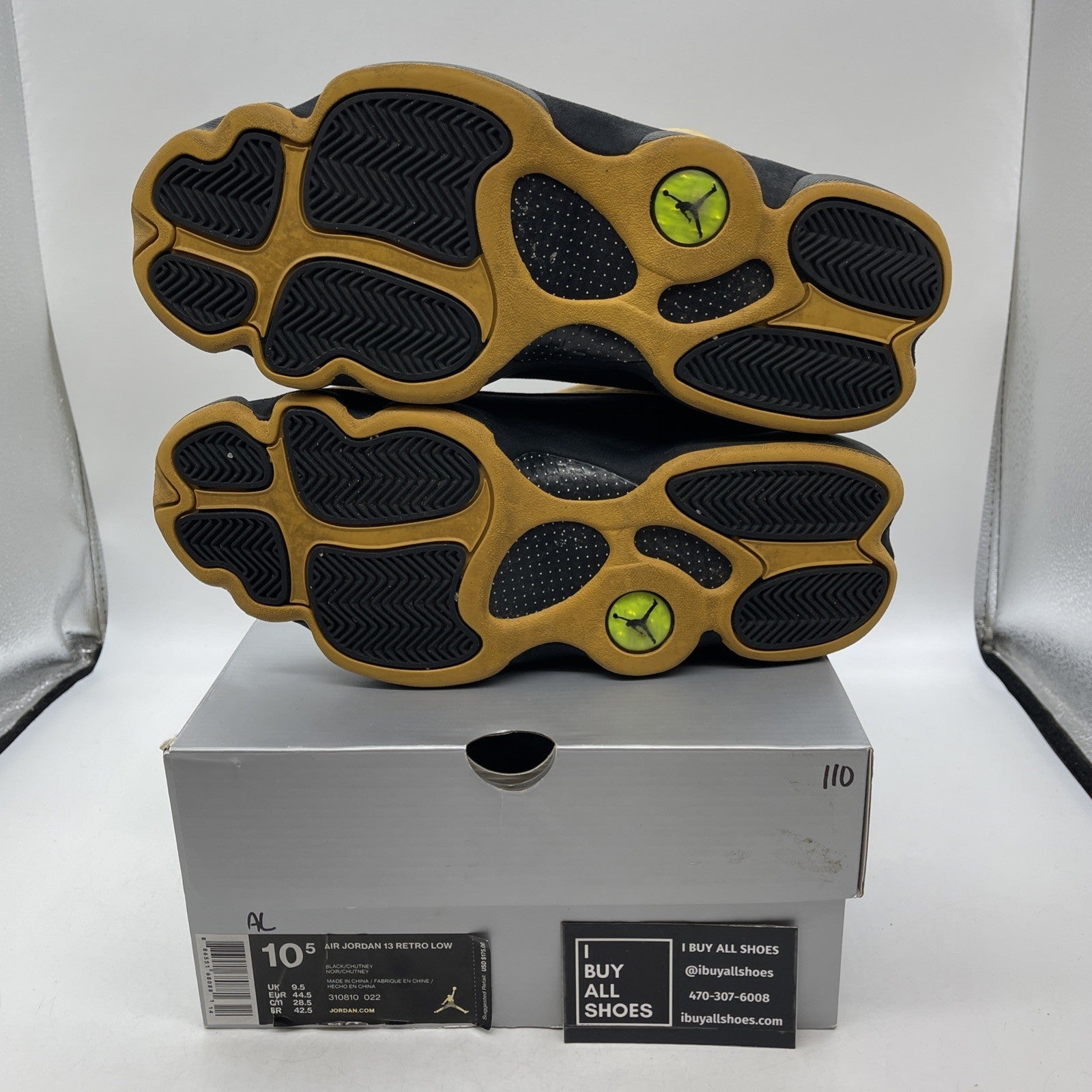 Size 10.5 - Air Jordan 13 Retro 2017 Low Chutney (310810-022)