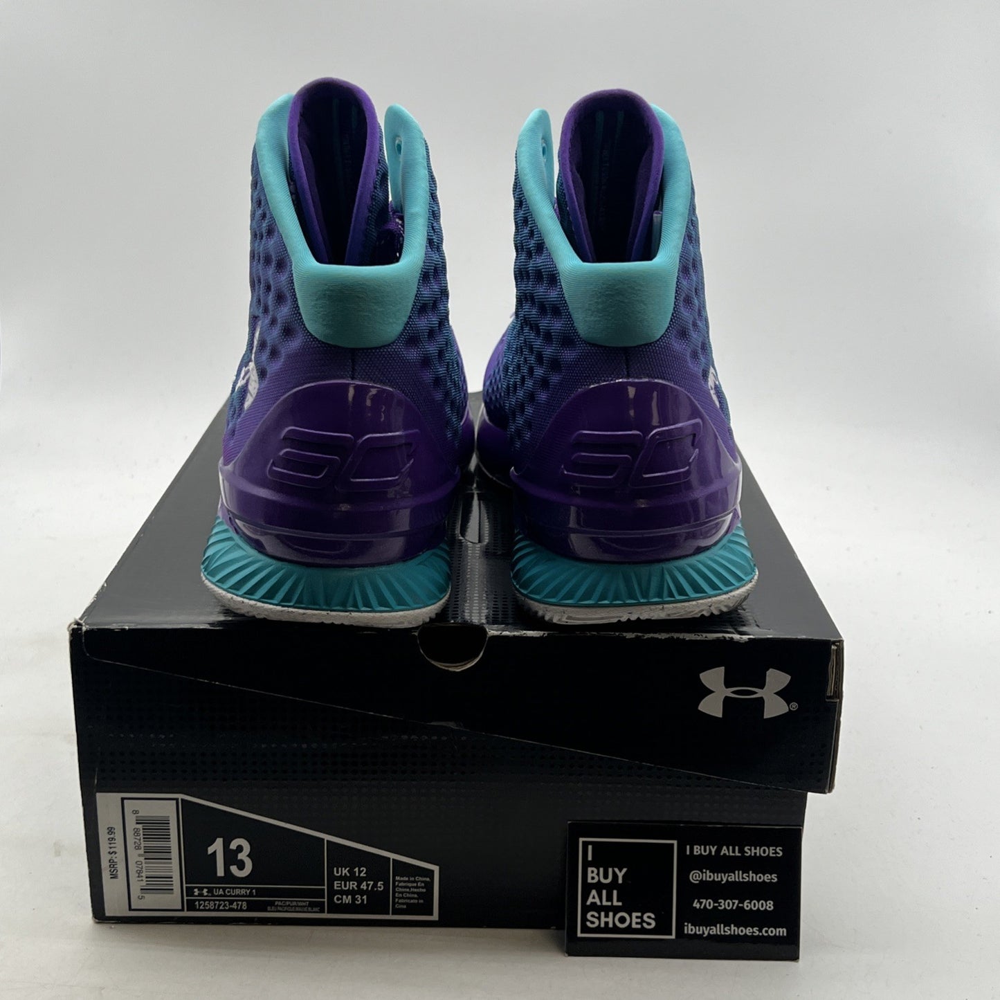 Size 13 - Under Armour Curry 1 Father to Son (1258723-478)