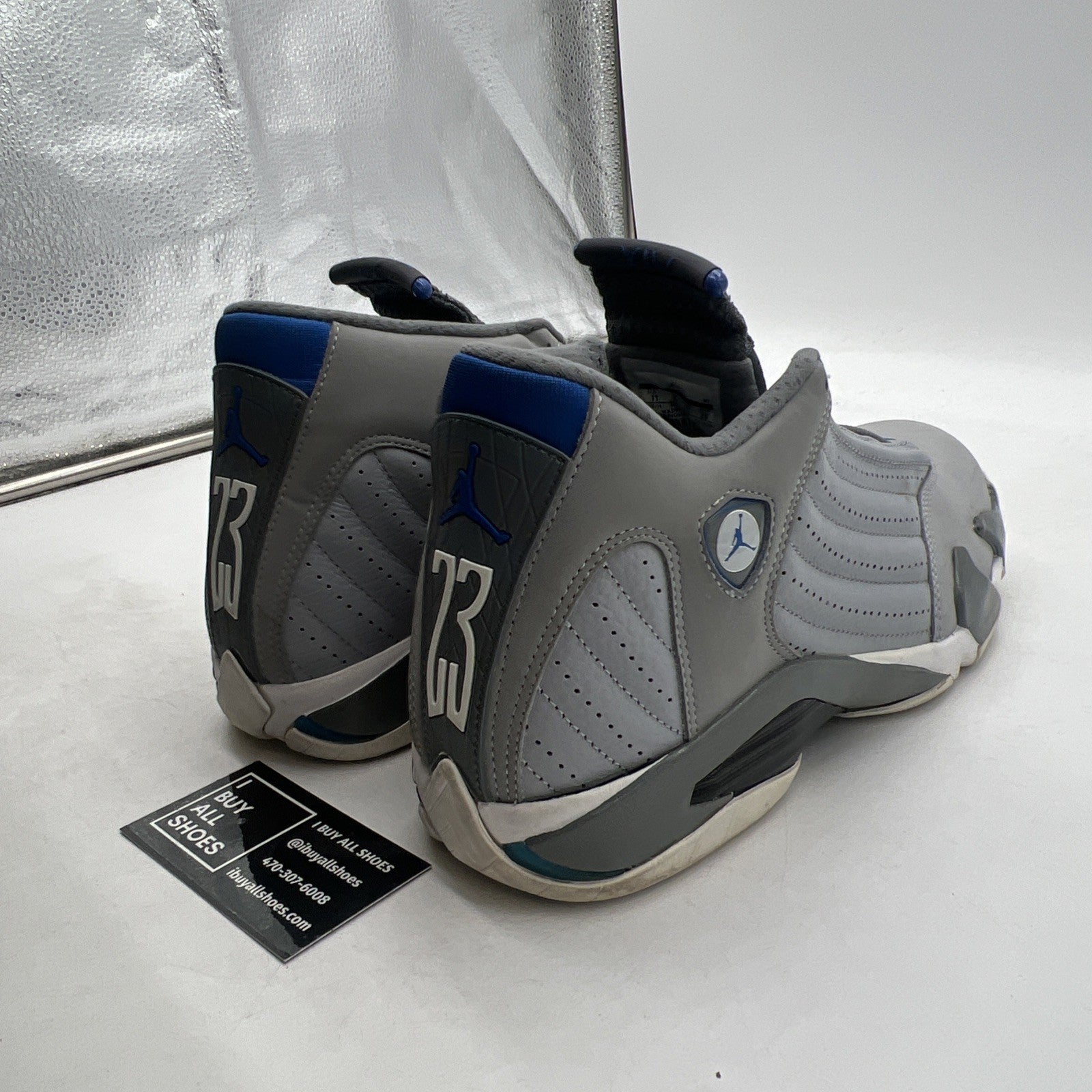 Size 11 - Air Jordan 14 Retro Wolf Grey (487471-004)