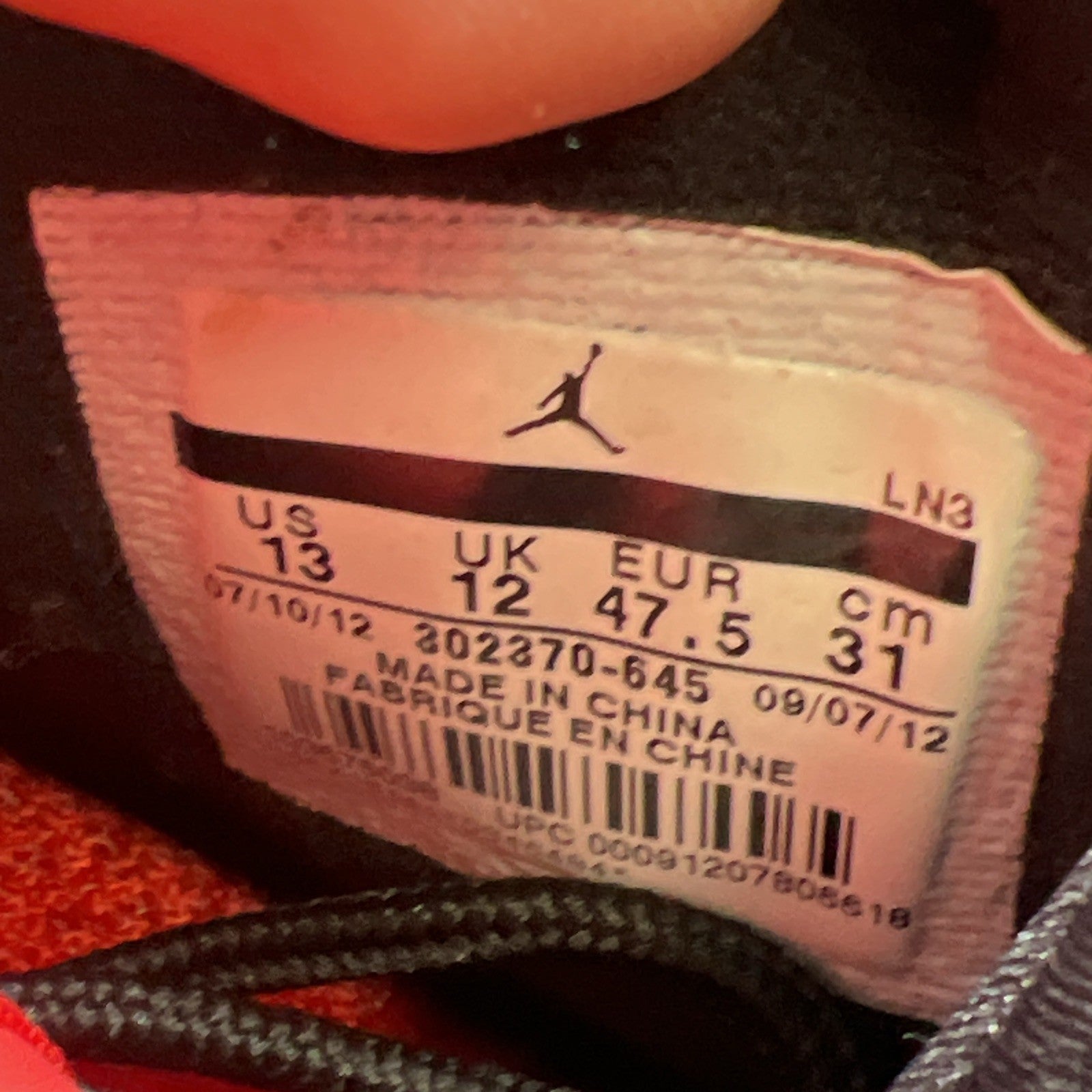 Size 13 - Air Jordan 9 Retro Motorboat Jones (302370-645)