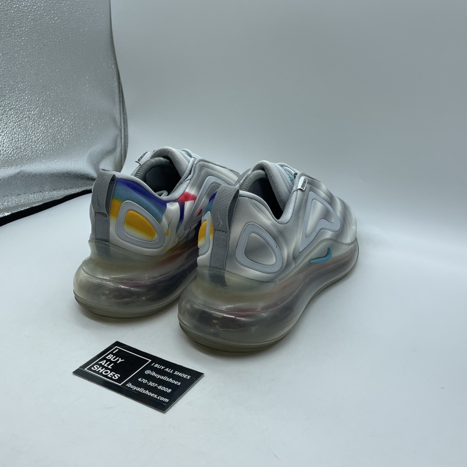 Size 11 - Nike Air Max 720 Pride Grey Blue Purple Suede (AO2924-011)
