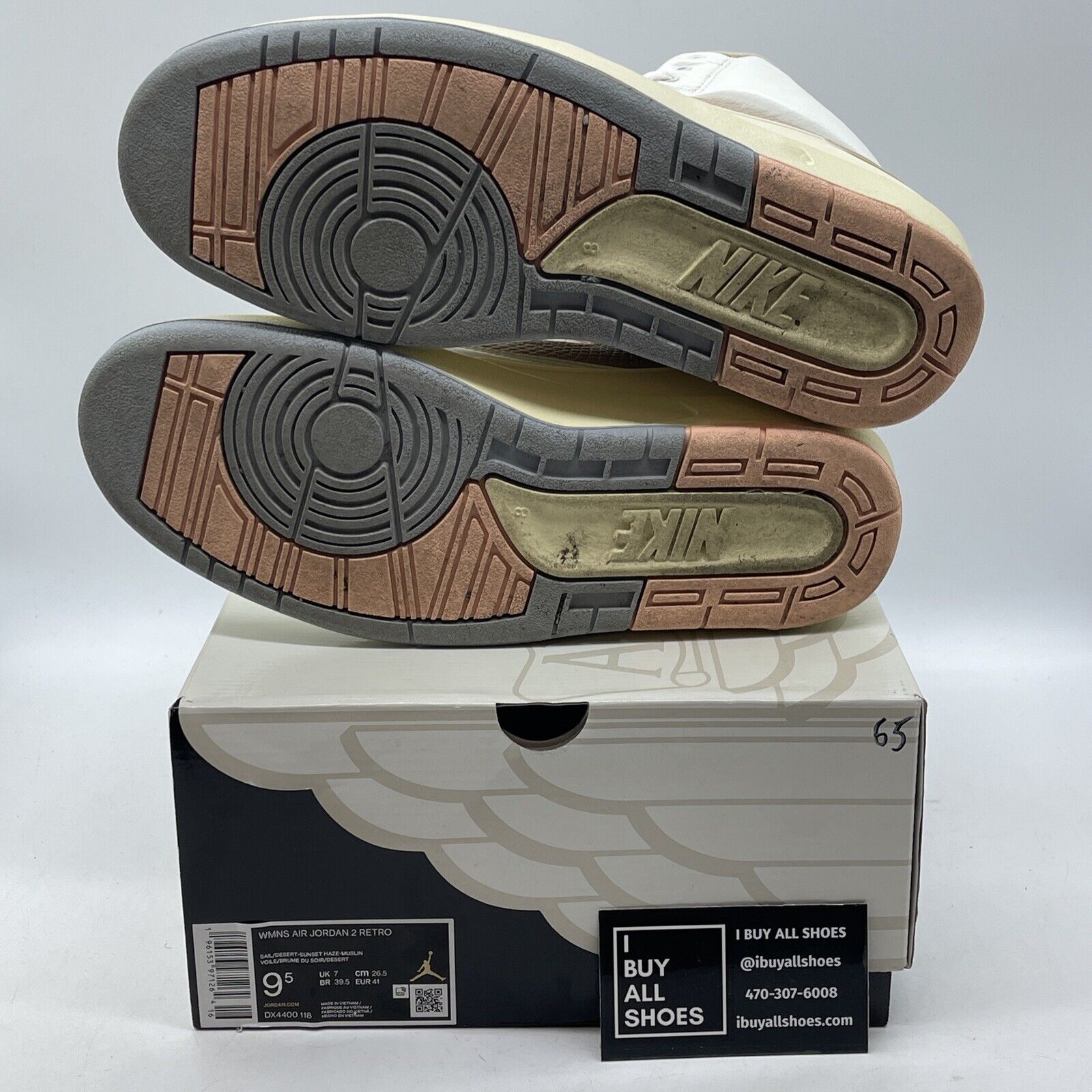 Size 9.5W - Air Jordan 2 Retro Sunset Haze Brown Leather (DX4400-118)