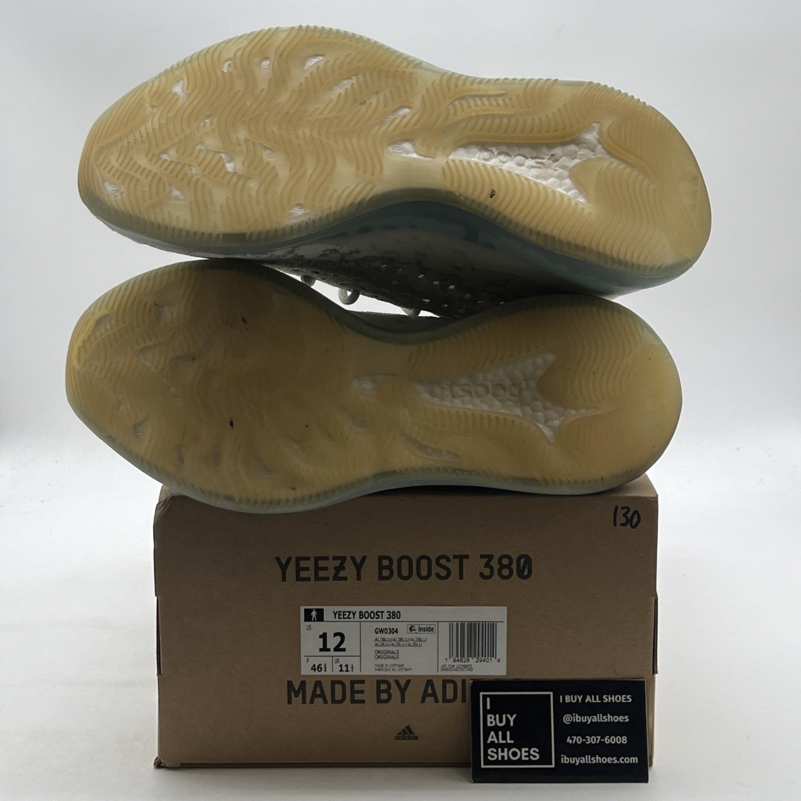 Size 12 - adidas Yeezy Boost 380 Alien Blue (GW0304)