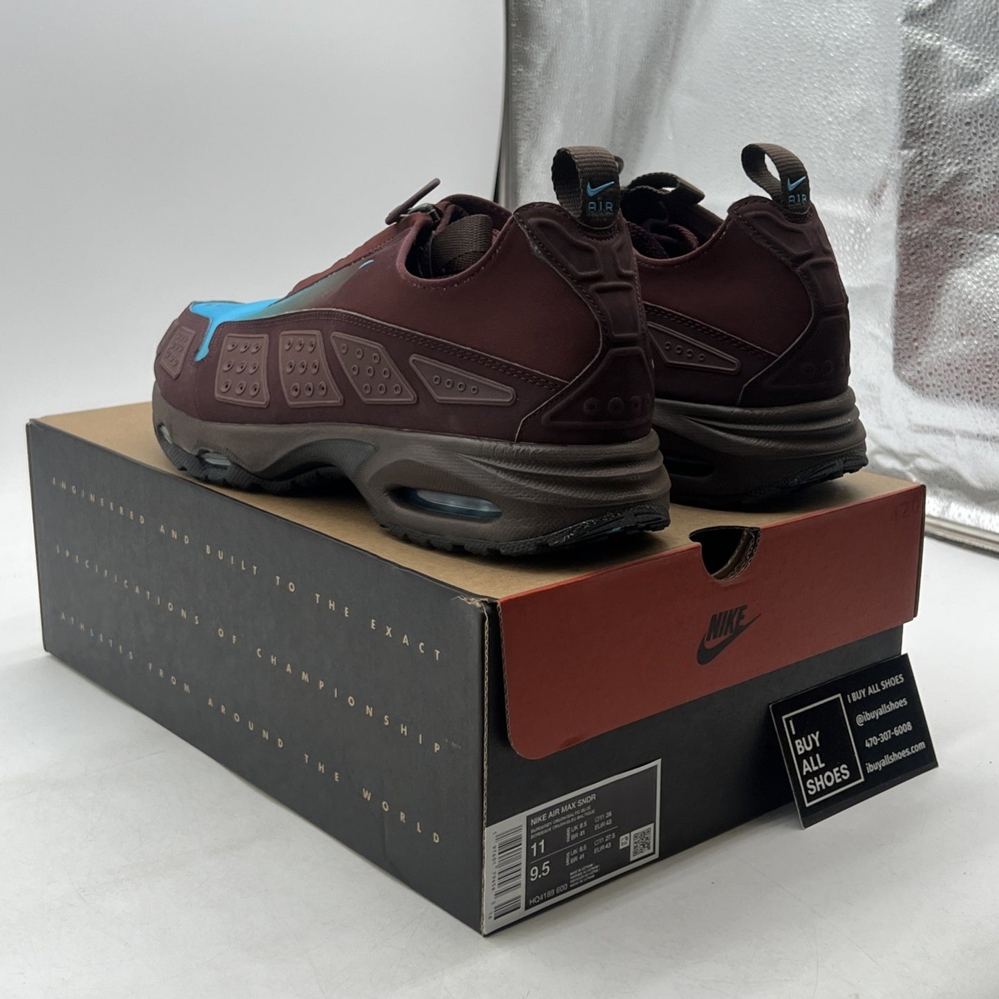 Size 11W - Nike Air Max Sunder (HQ4189-600) Burgundy/Blue