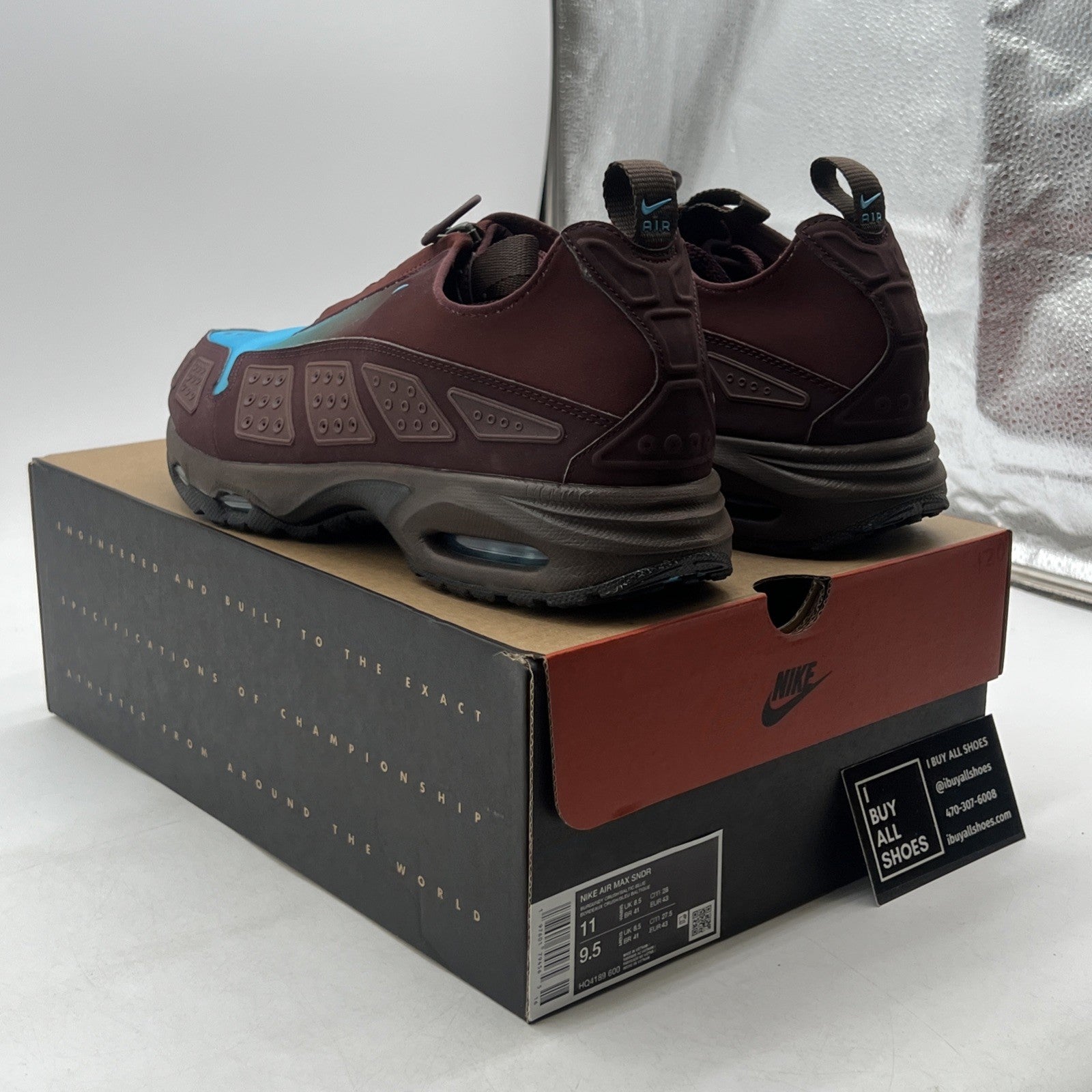 Size 11W - Nike Air Max Sunder (HQ4189-600) Burgundy/Blue