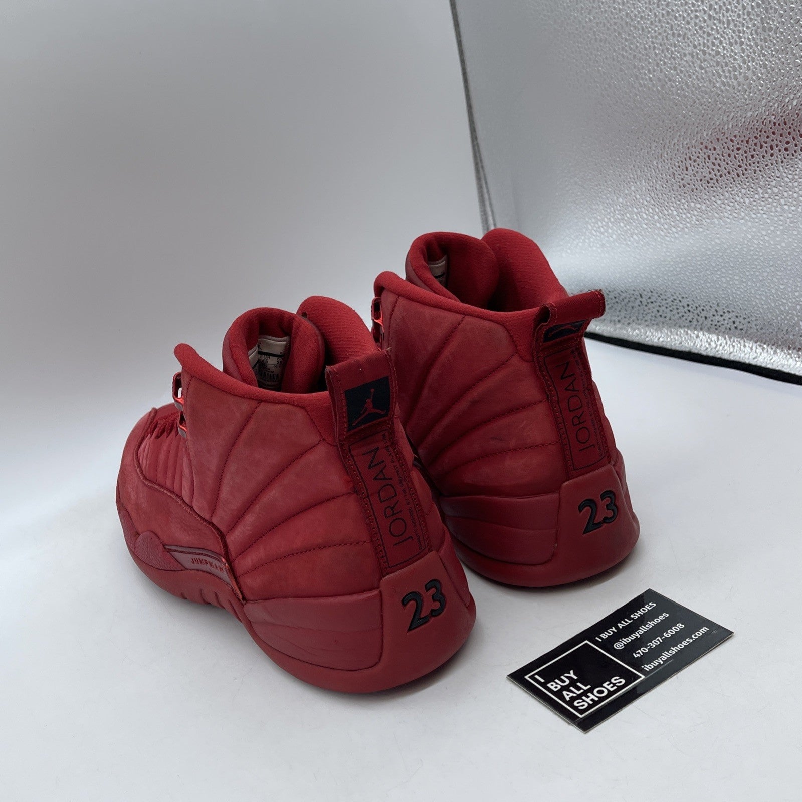 Size 12 - Air Jordan 12 Retro Gym Red Black Suede (130690-601)