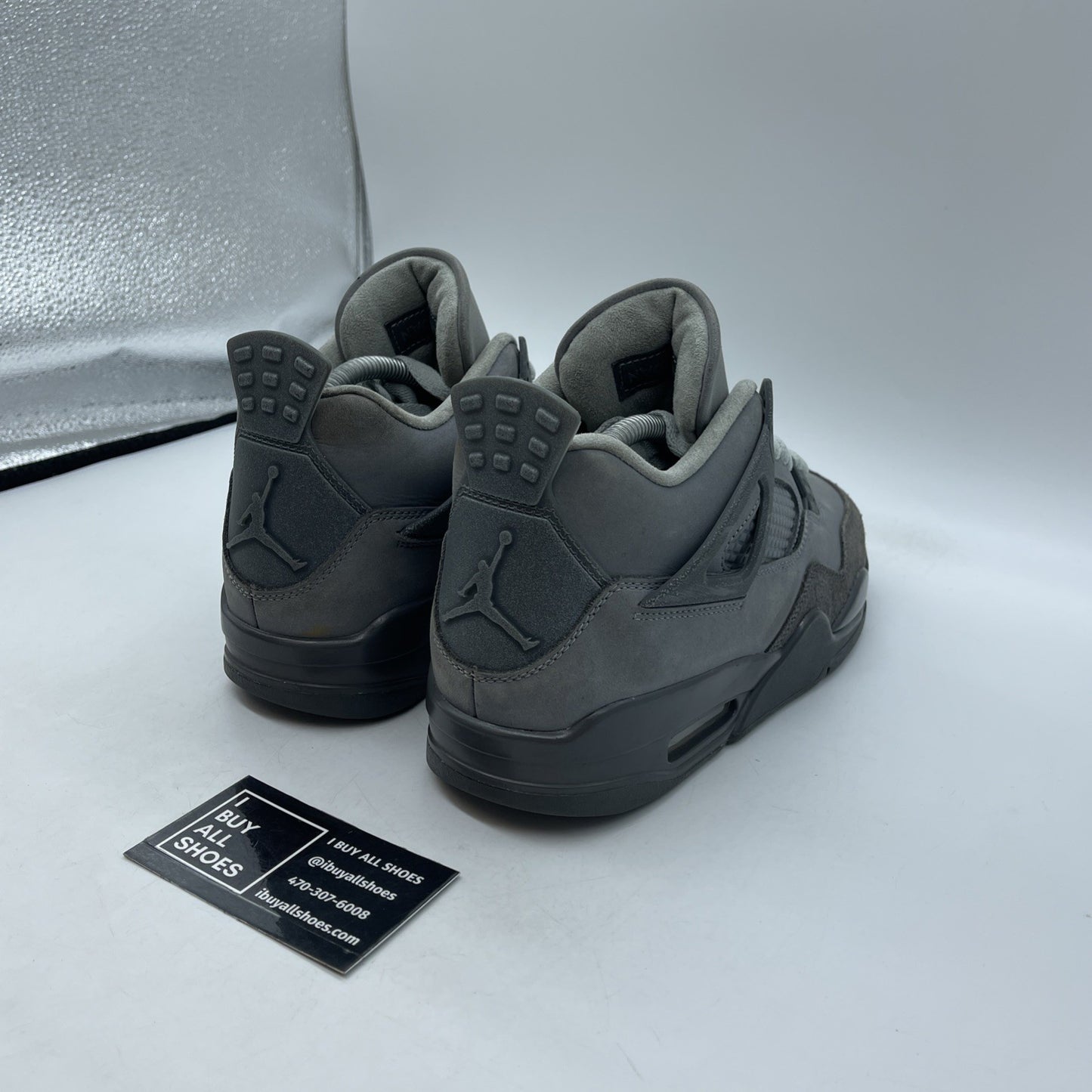 Size 8 - Air Jordan 4 Retro SE Wet Cement Grey Suede (FQ7928-001)