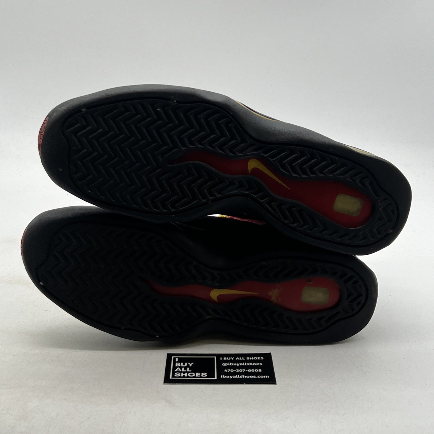 Size 10.5 - Nike Air Bakin 2013 Black Red (316383-001)