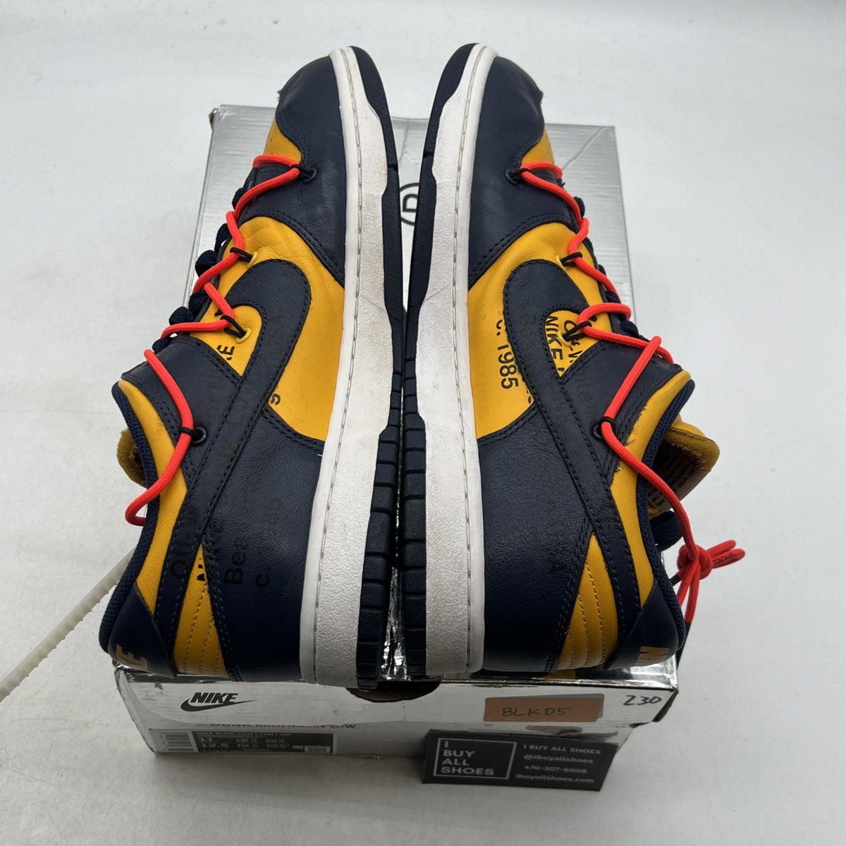 Size 11 - Nike Dunk Low x OFF-WHITE University Gold 2019 (CT0856-700)