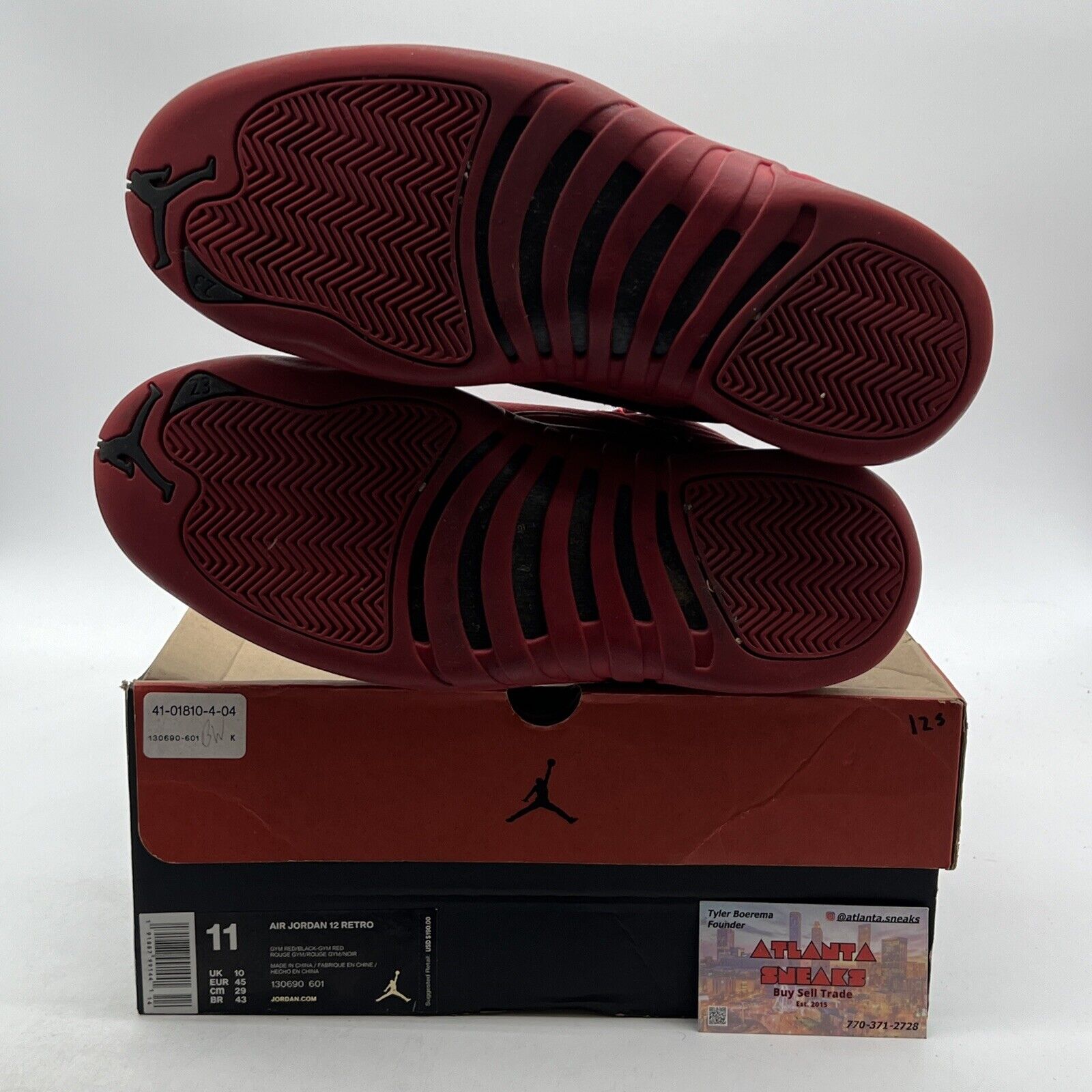 Size 11 - Air Jordan 12 Retro Gym Red (130690-601)