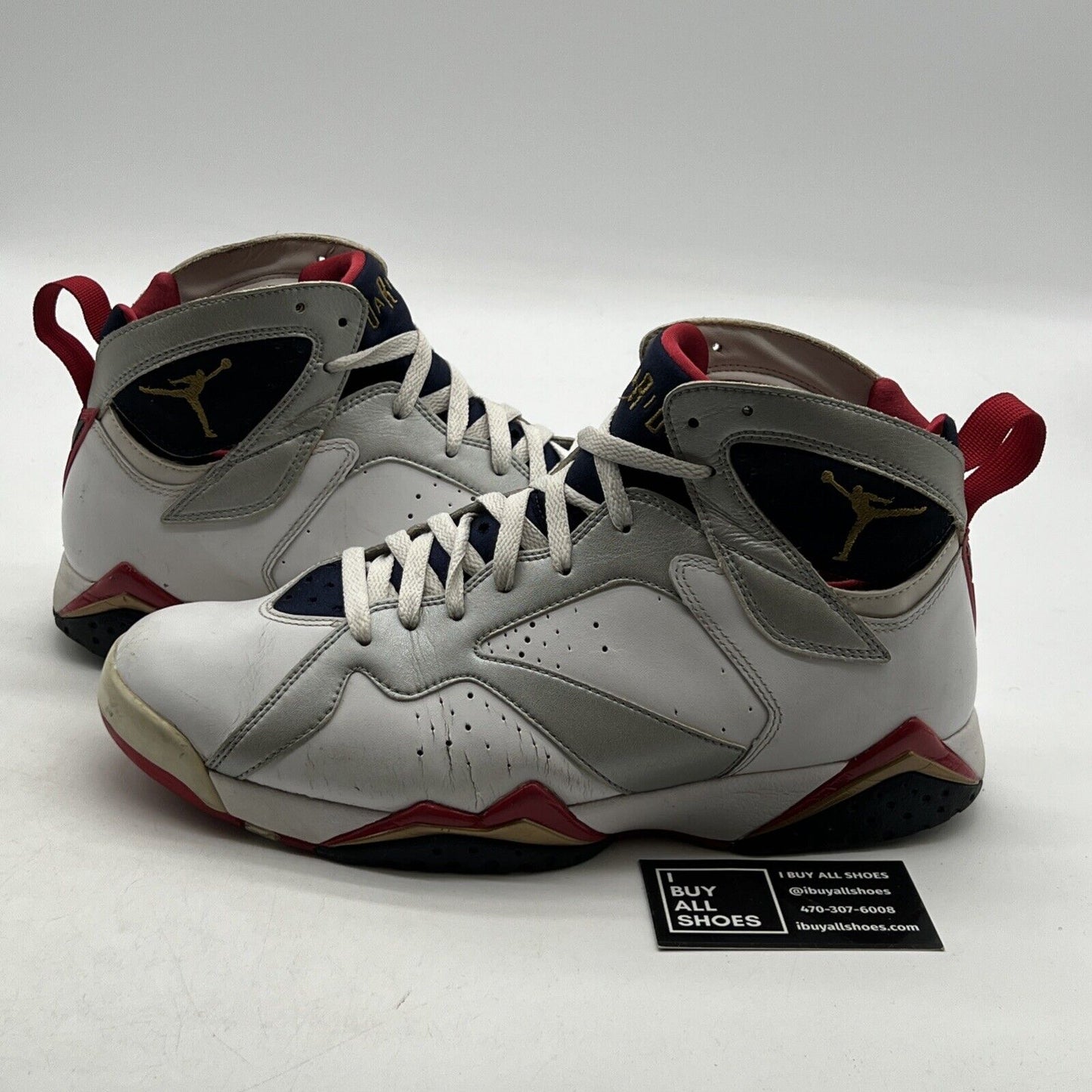 Size 11 - Air Jordan 7 Retro 2012 Olympic (304775-135)