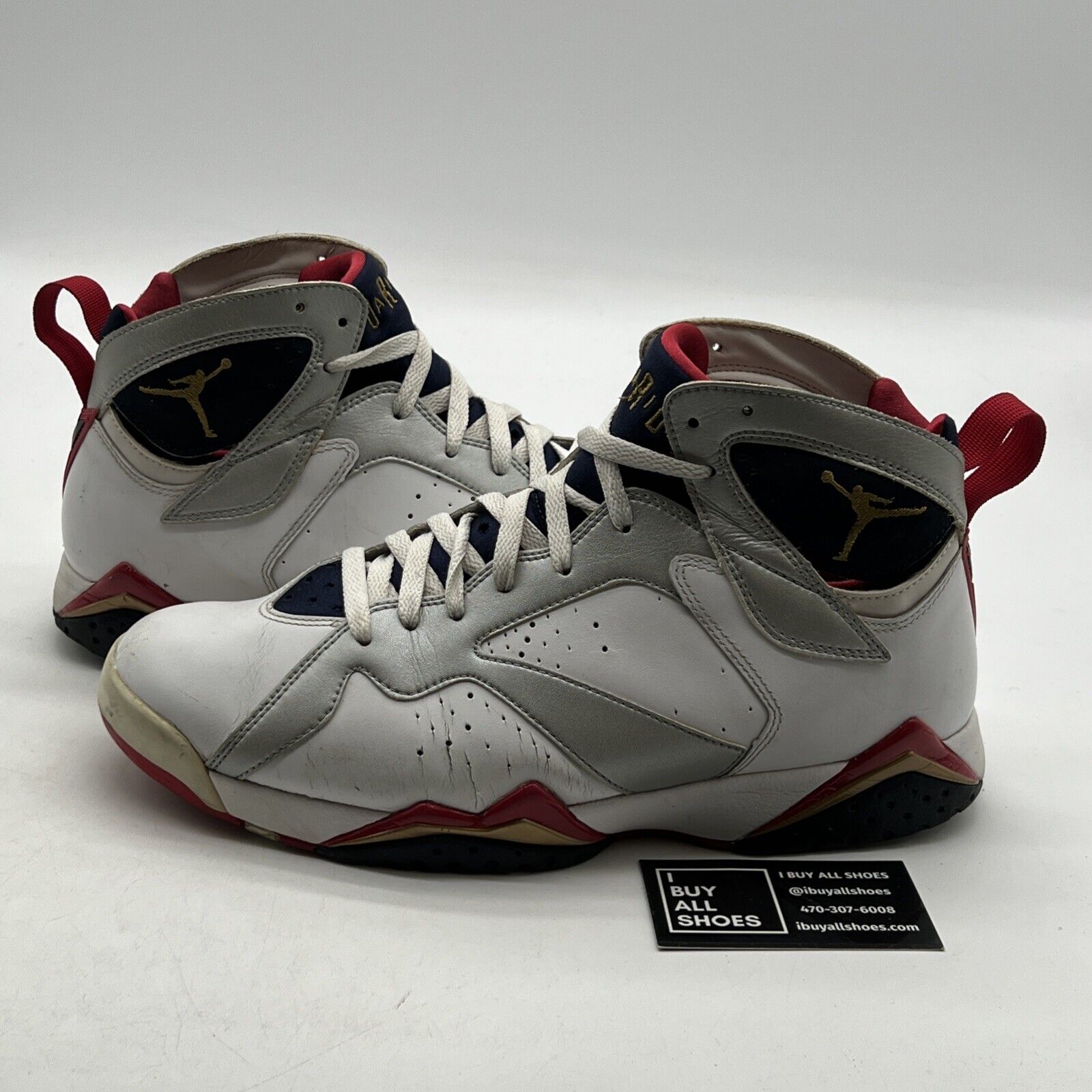 Size 11 - Air Jordan 7 Retro 2012 Olympic (304775-135)