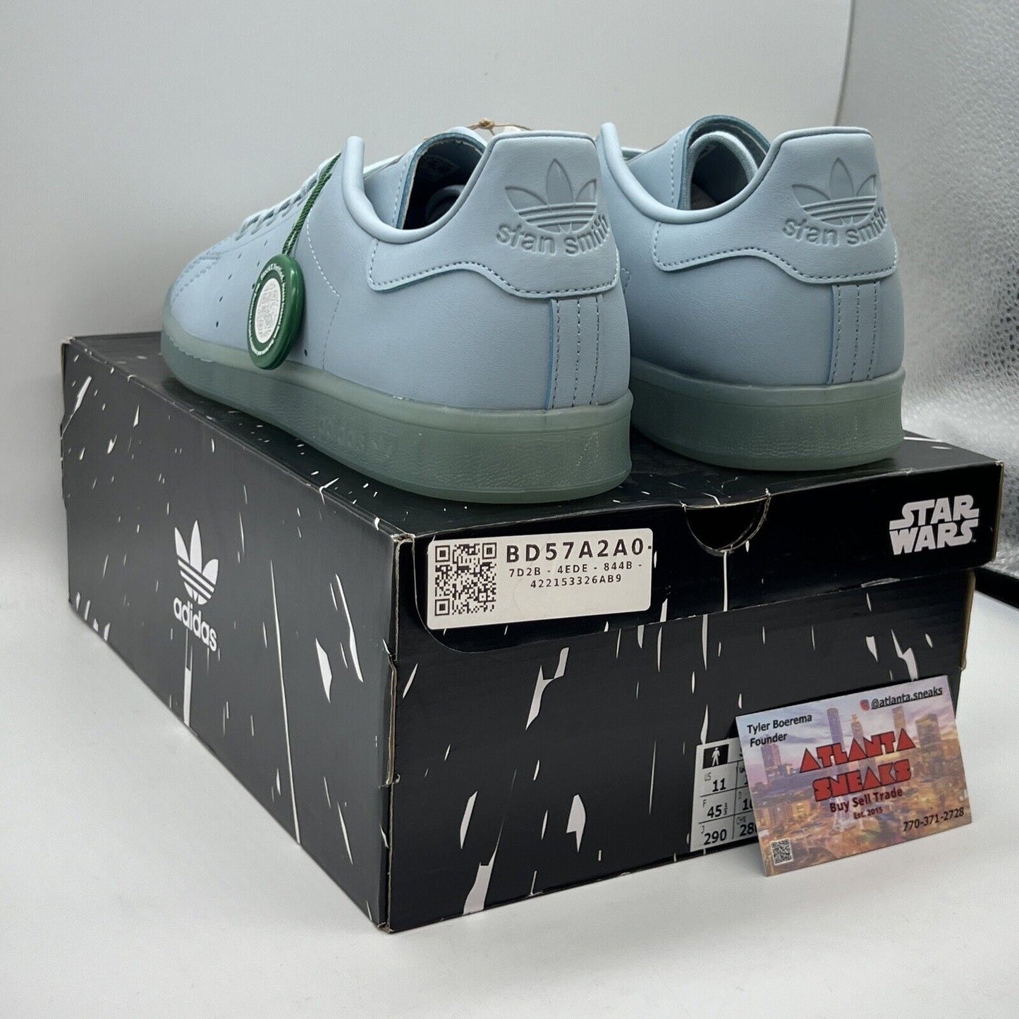 Size 11 - adidas Stan Smith Boba Fett 2022 Brand New Og All