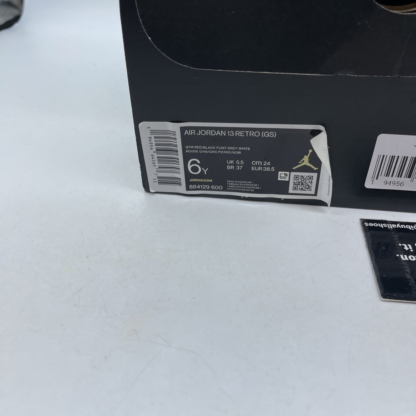 Size 6Y - Jordan 13 Gym Red Flint Grey White Suede Leather  (DJ5982600)