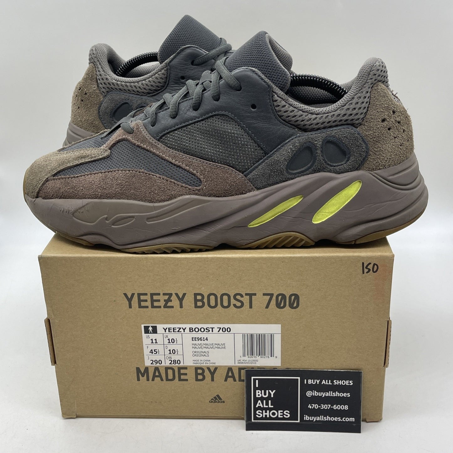 Size 11 - adidas Yeezy Boost 700 V1 Mauve (EE9614)