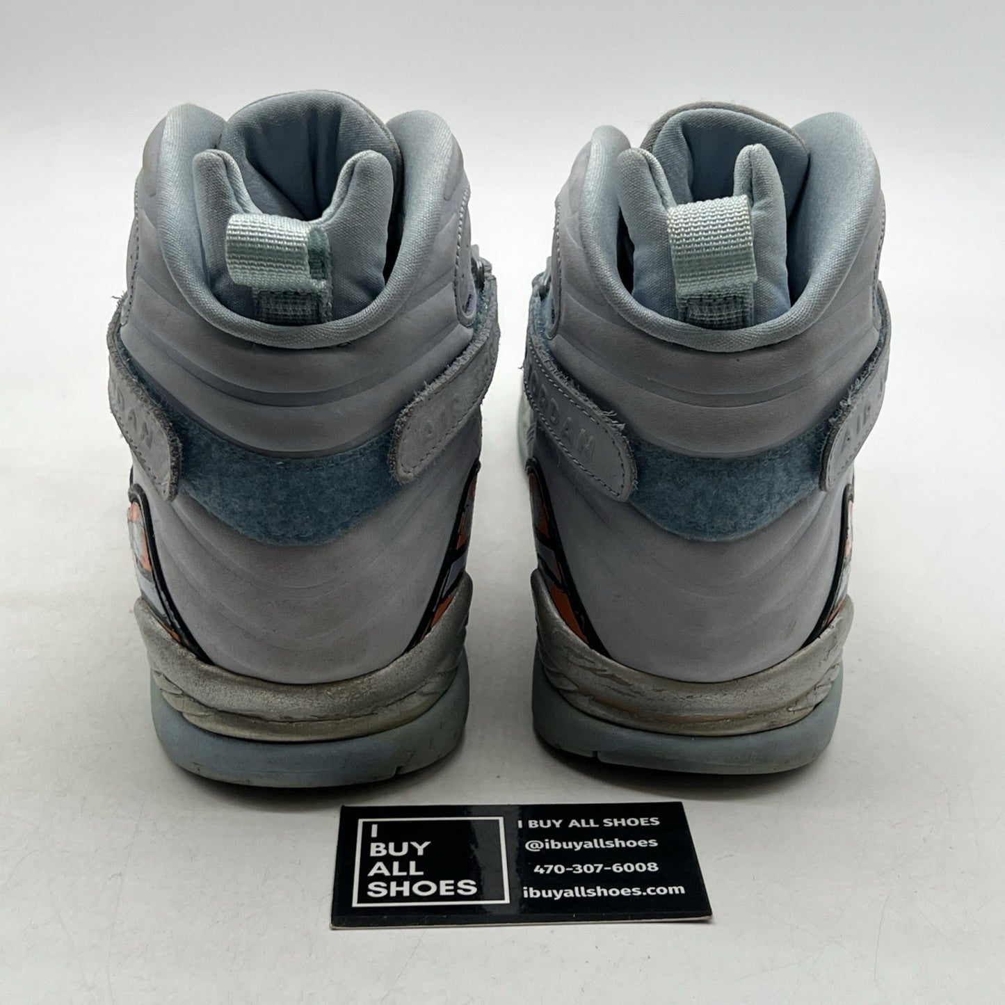 Size 13 - Air Jordan 8 Retro Ice Blue W (316836-401)