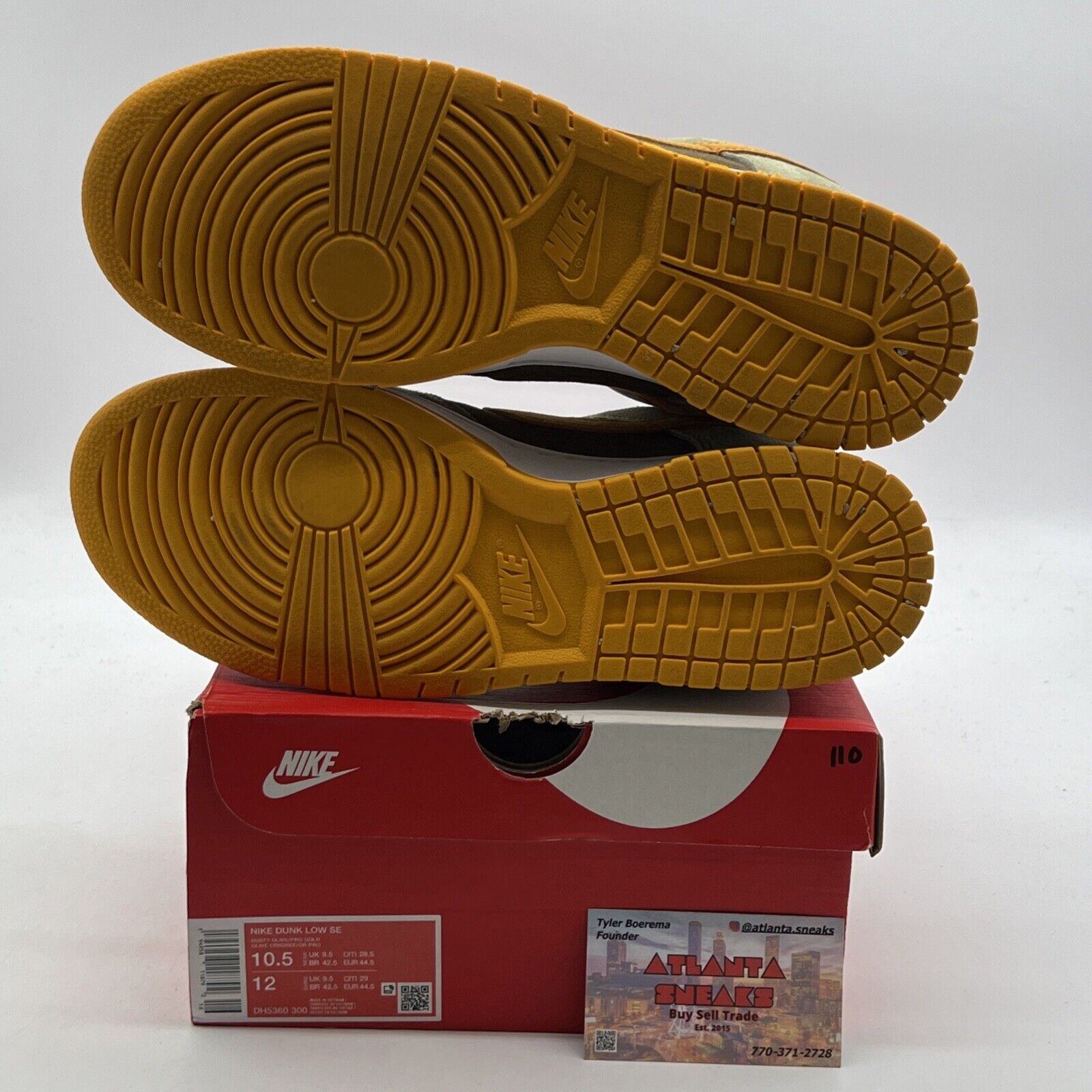 Size 10.5 - Nike Dunk Low Dusty Olive (DH5360-300)