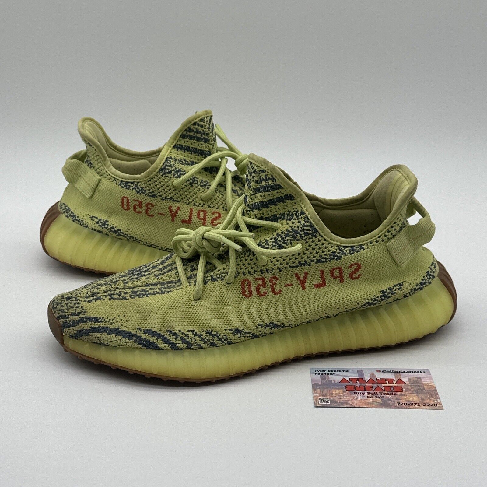 Size 12 - adidas Yeezy Boost 350 V2 Low Semi Frozen Yellow Brown Orange Blue YE