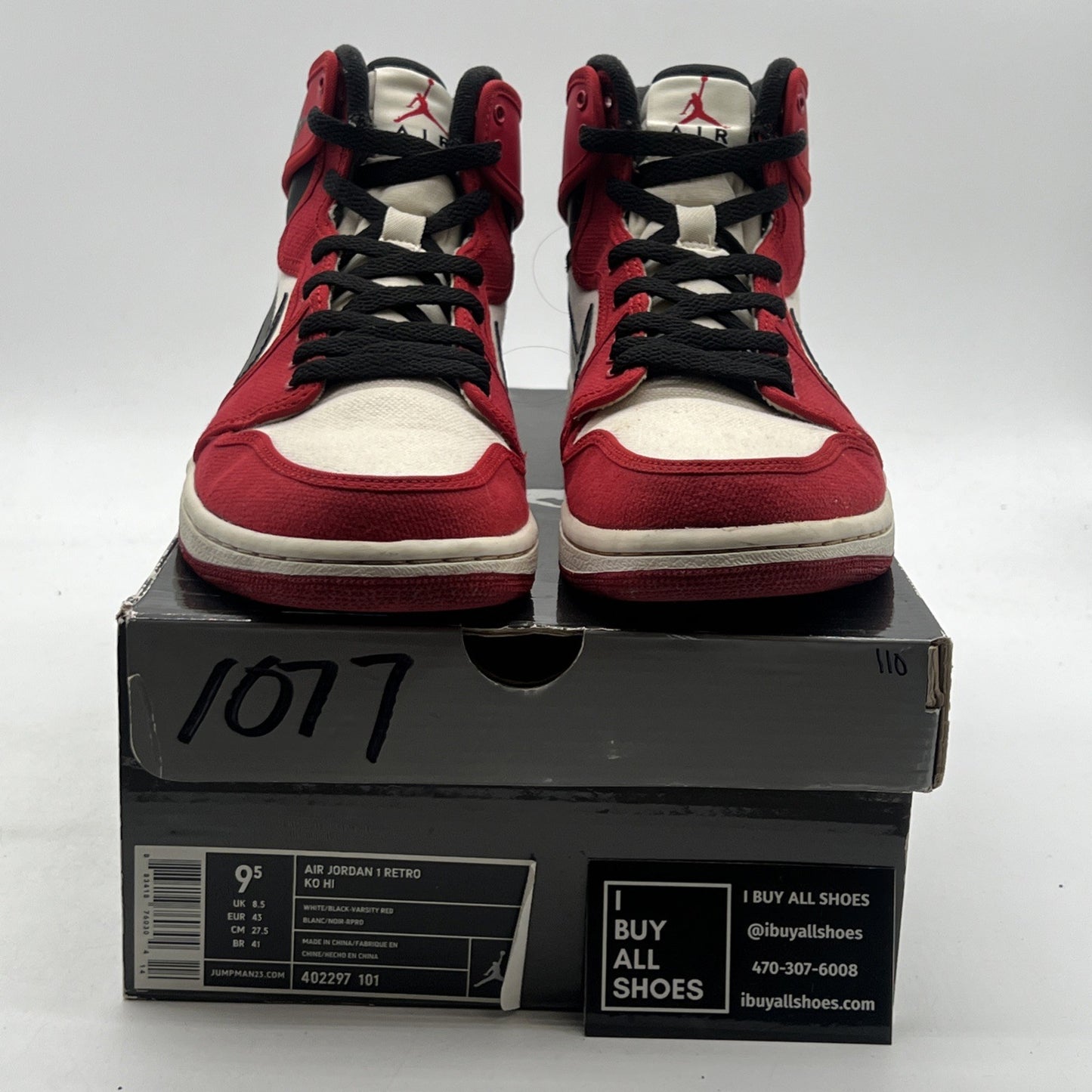 Size 9.5 - Jordan AJKO Retro 2010 High Chicago (402297-101)
