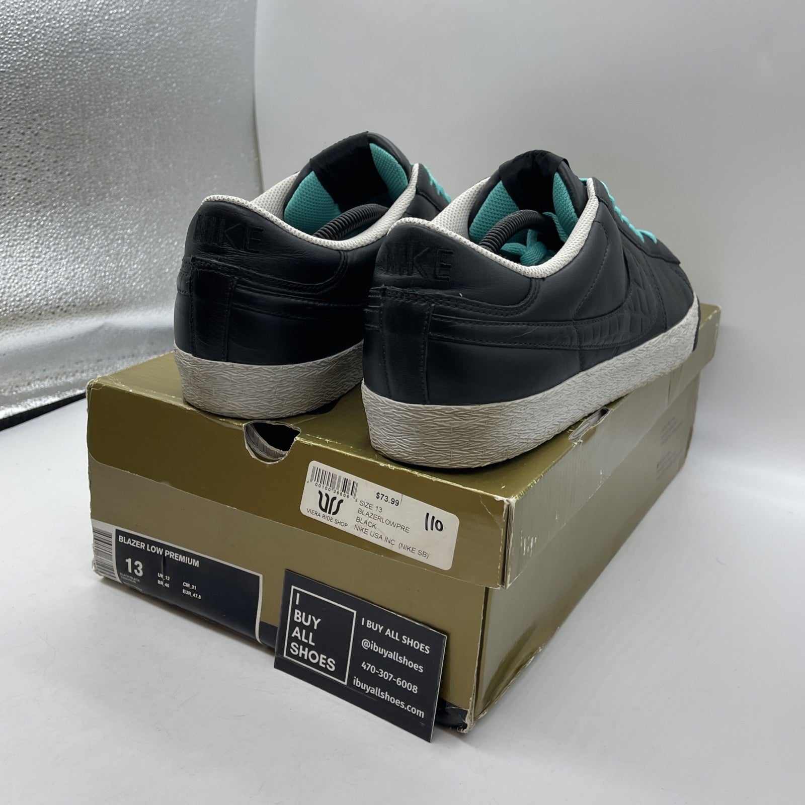 Size 13 - Nike Blazer Premium Low Tiffany (317070-001)