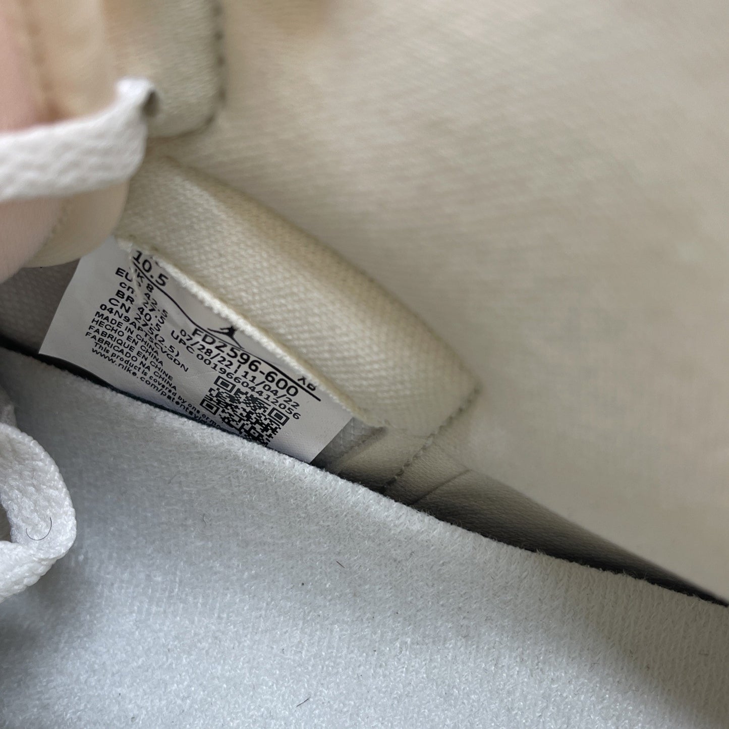 Size 10.5W - Air Jordan 1 Retro OG High Washed Pink Suede Leather (FD2596-600)