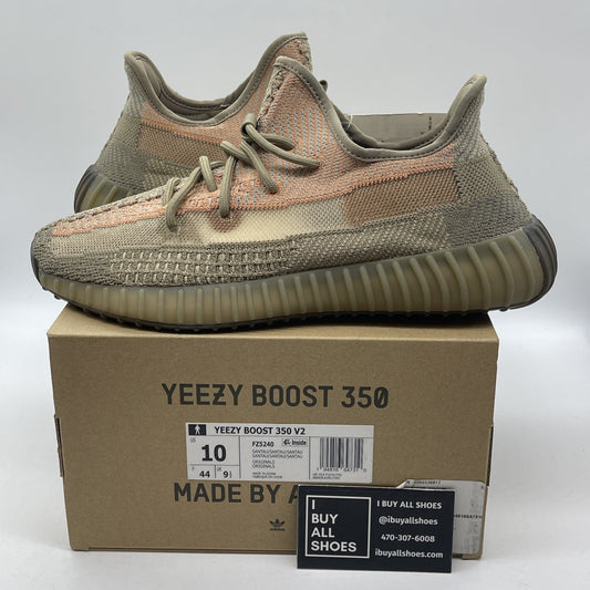 Size 10 - Yeezy Boost 350 V2 Sand Taupe Brown Suede (FZ5240)
