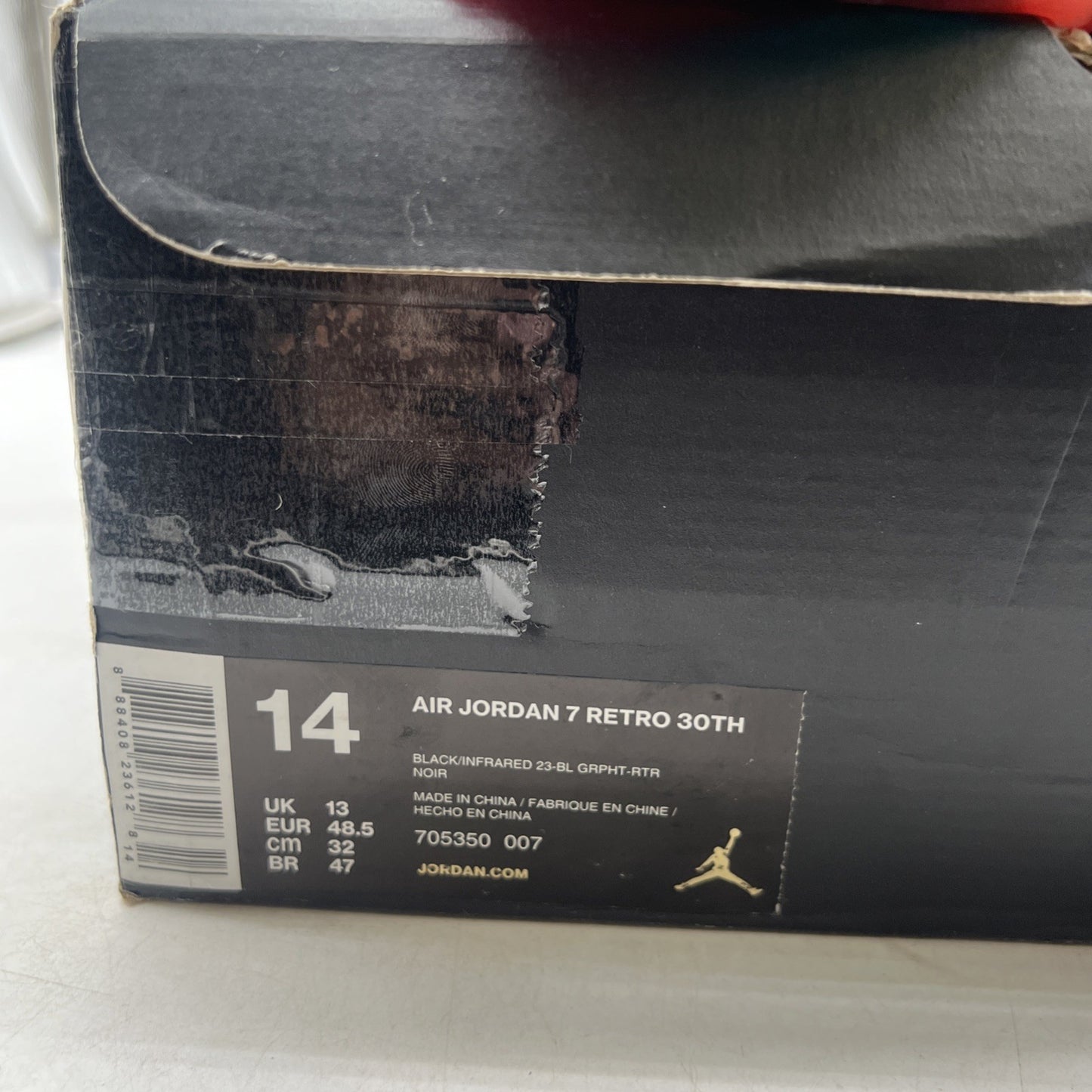 Size 14 - Air Jordan 7 Retro 30th Barcelona Nights (705350-007)