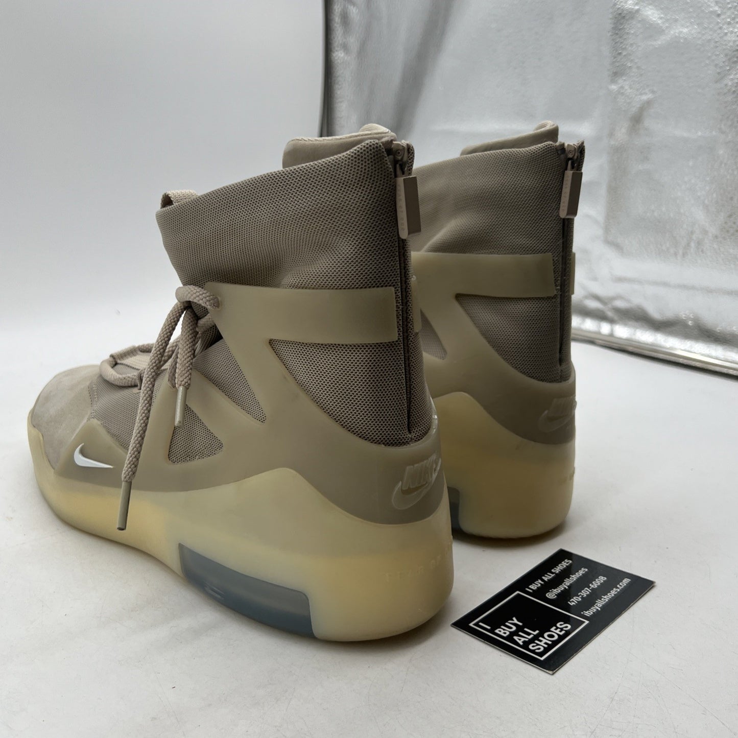 Size 11.5 - Nike Air Fear Of God 1 Oatmeal (AR4237-900)