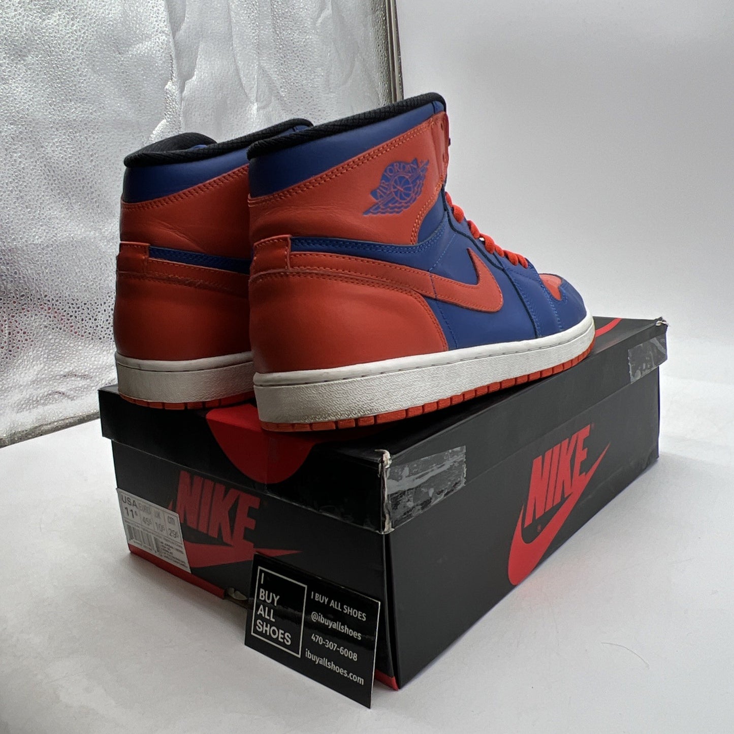 Size 11.5 - Air Jordan 1 Retro OG High Knicks (555088-407)