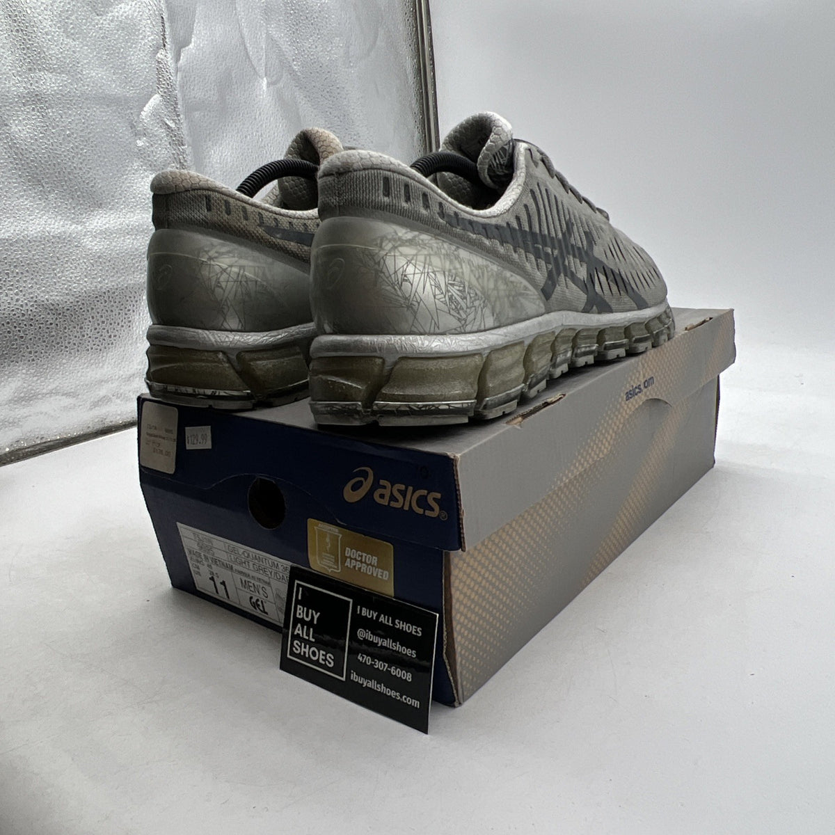 Size 11 - ASICS GEL-Quantum 360 Low Gray (T5J1N-9595)