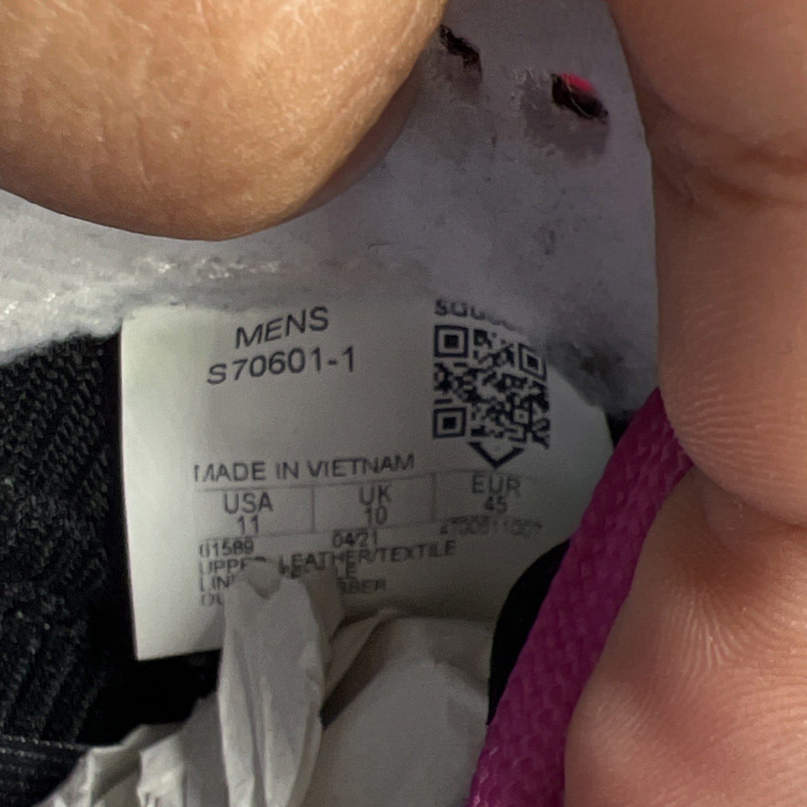 Size 11 - Acribik X Saucony Azura Tech Noir Black White (S70601-1)