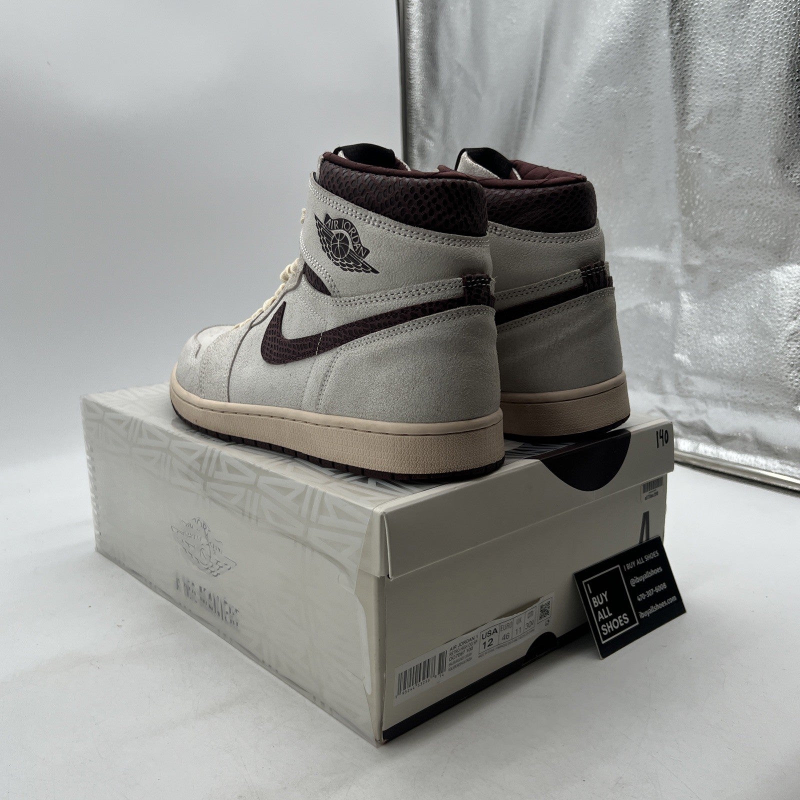 Size 12 - Air Jordan 1 OG x A Ma Maniere High Airness (DO7097-100)