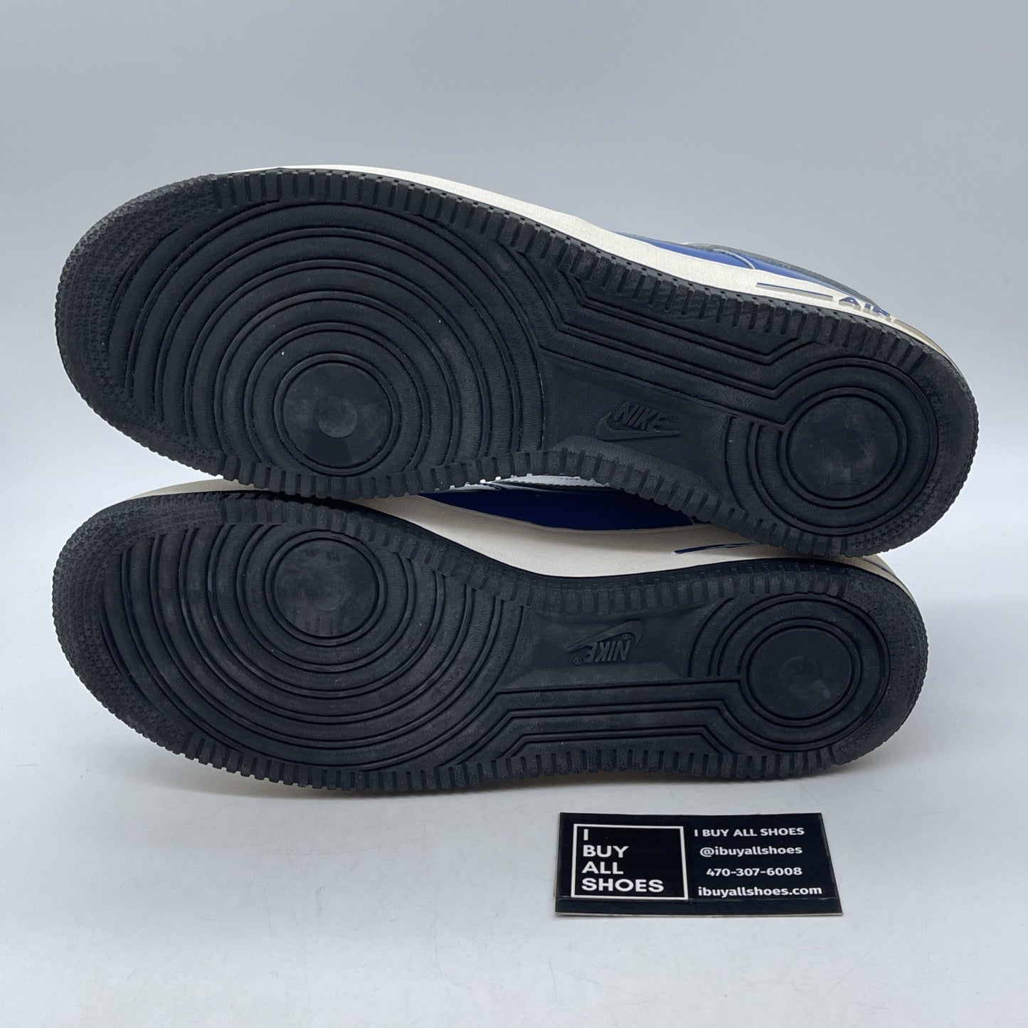 Size 10.5 - Nike Air Force 1 '07 NBA All-Star 2010 Blue Silver (315122-402)