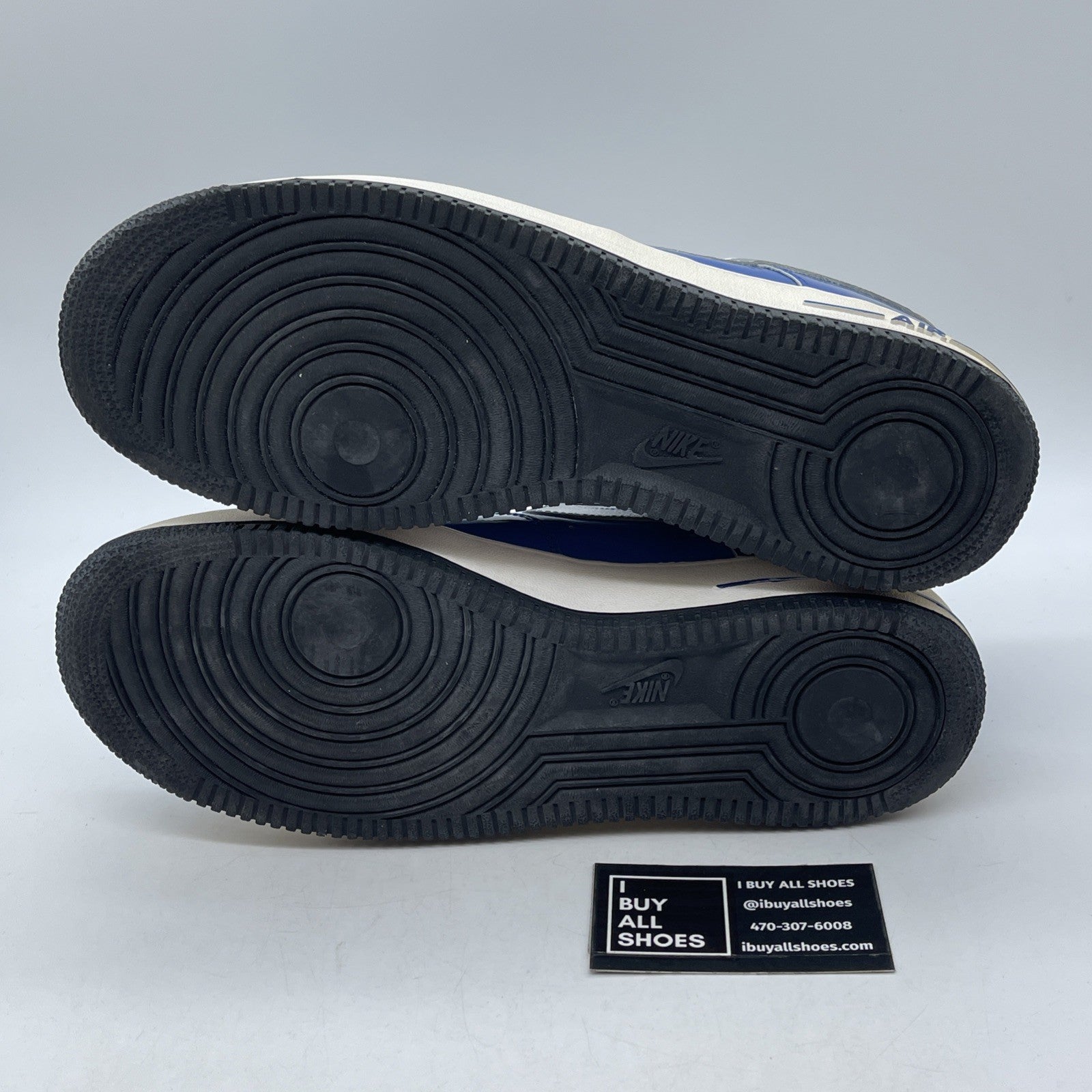 Size 10.5 - Nike Air Force 1 '07 NBA All-Star 2010 Blue Silver (315122-402)