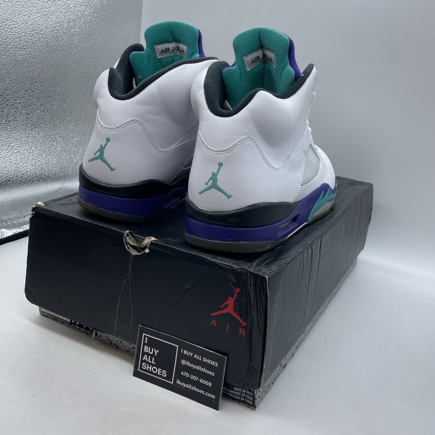 Size 11.5 - Air Jordan 5 Retro 2025 Grape (136027-108)