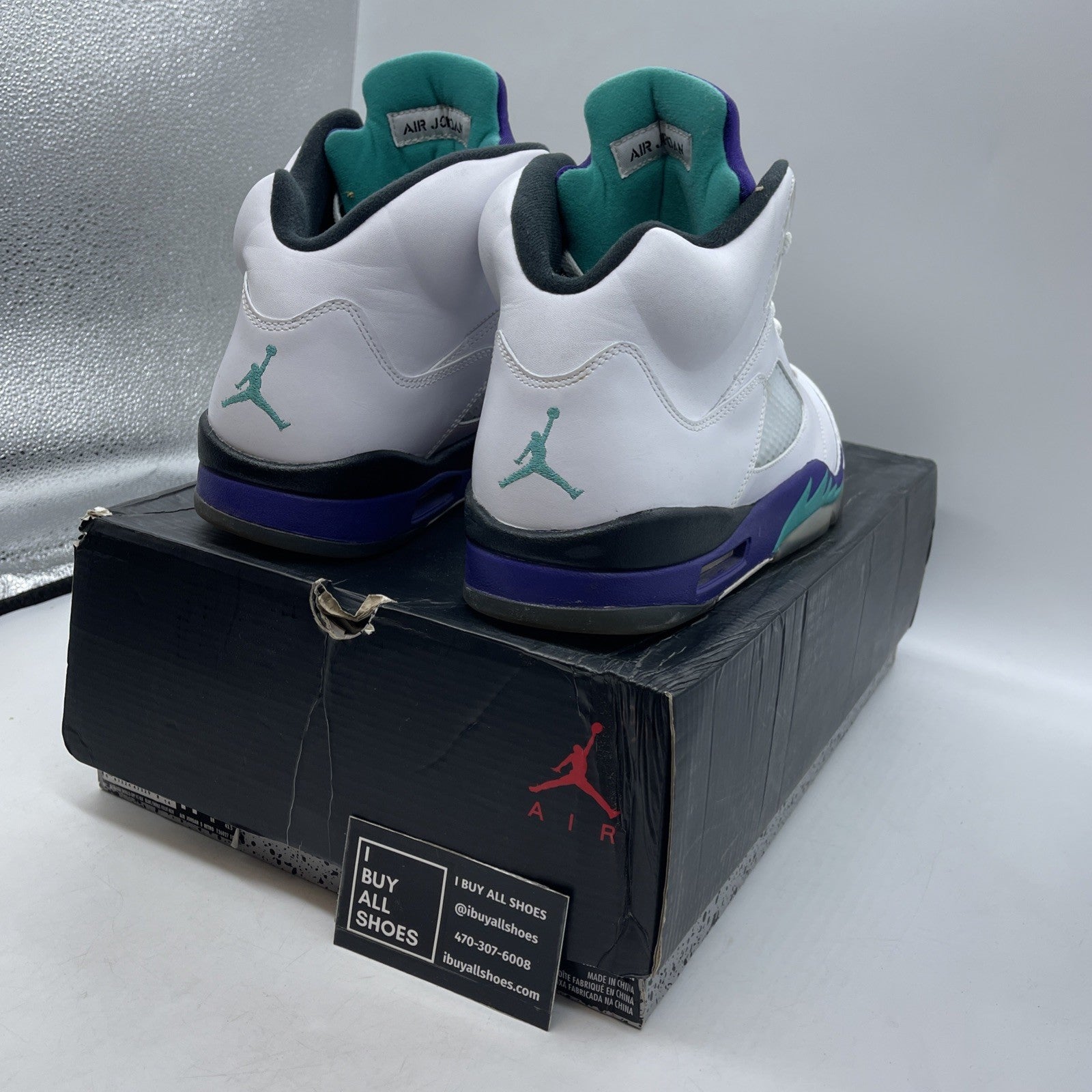 Size 11.5 - Air Jordan 5 Retro 2025 Grape (136027-108)