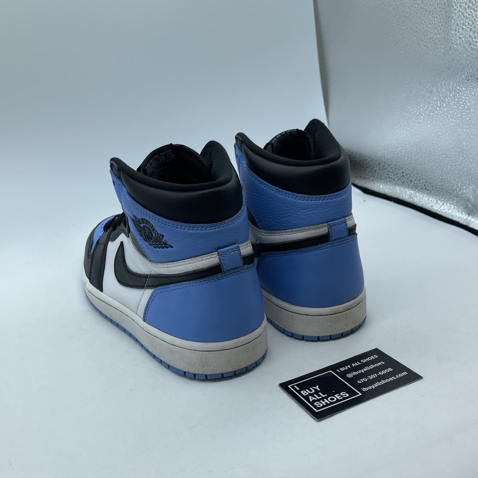 Size 10 - Jordan 1 Retro OG High UNC Toe Blue White Leather (DZ5485-400)
