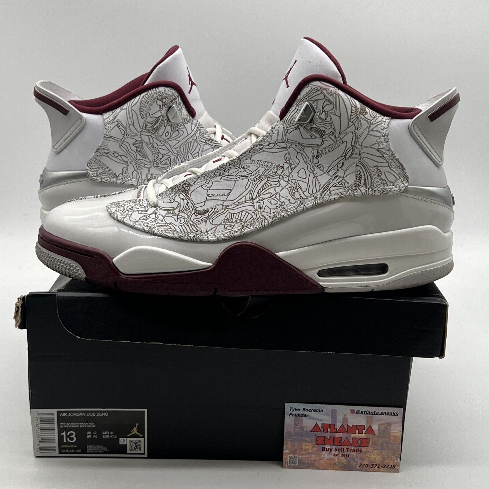 Size 13 - Jordan Dub Zero Cherrywood (311046-165)