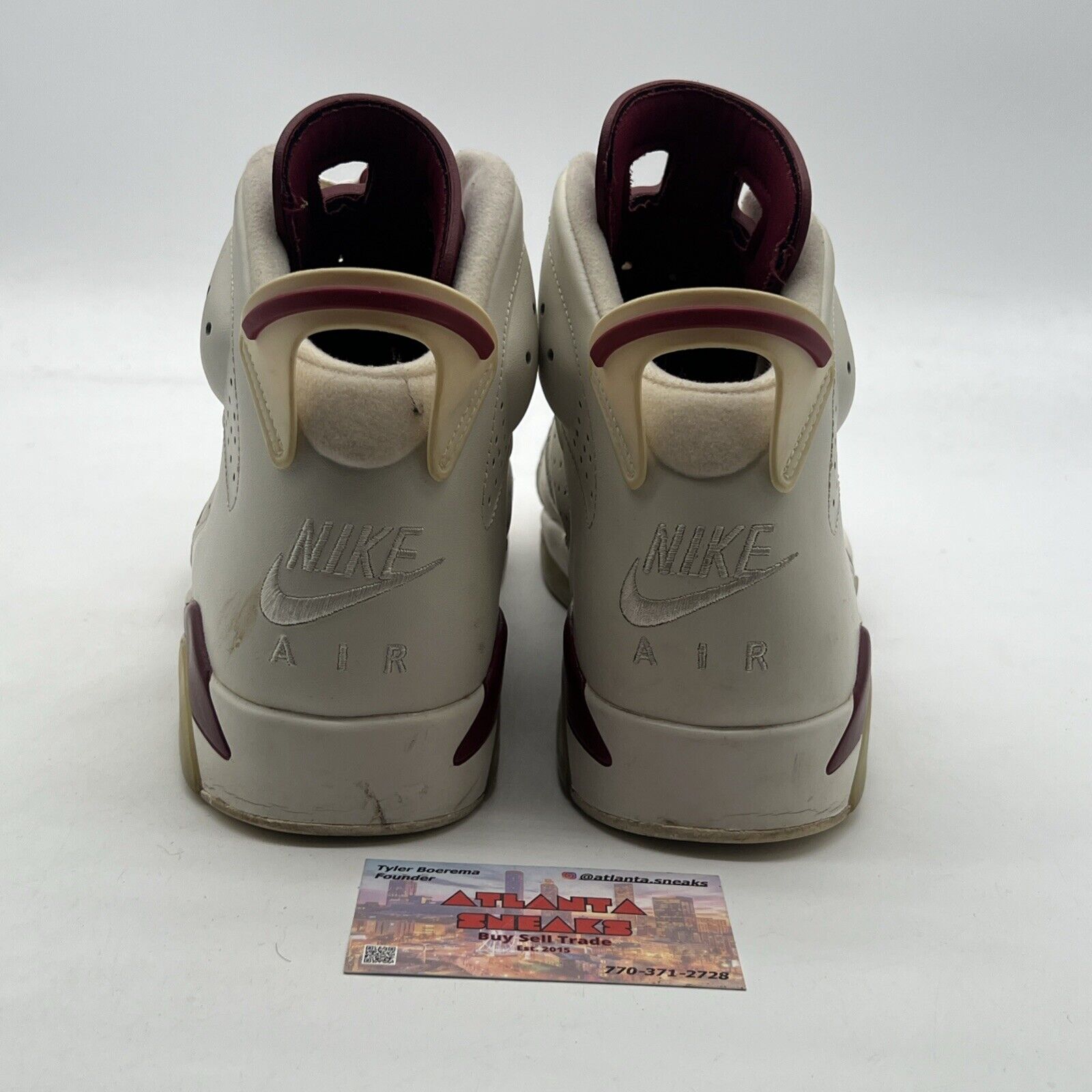 Size 11 - Air Jordan 6 Retro 2015 Maroon (384664-116)