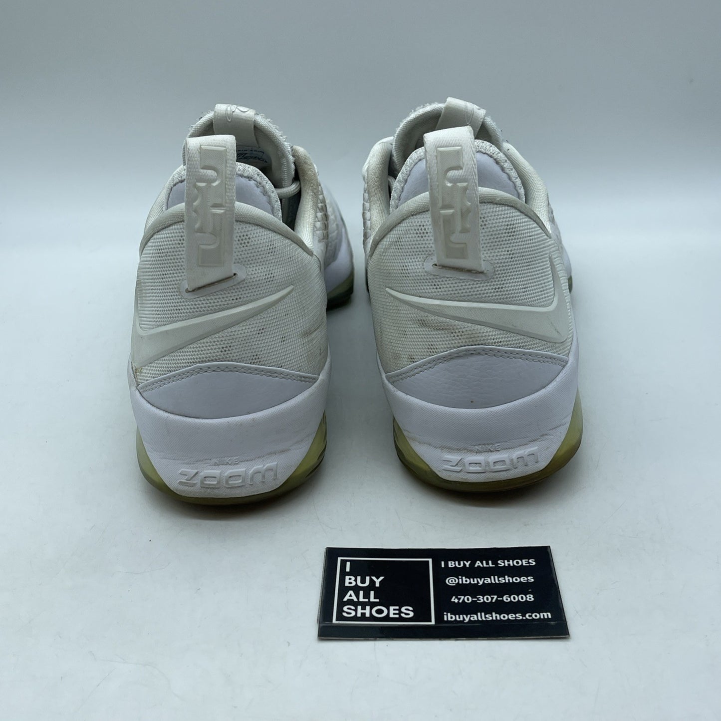 Size 13 - Nike LeBron 14 Low Ice Suede Leather (878636-101)