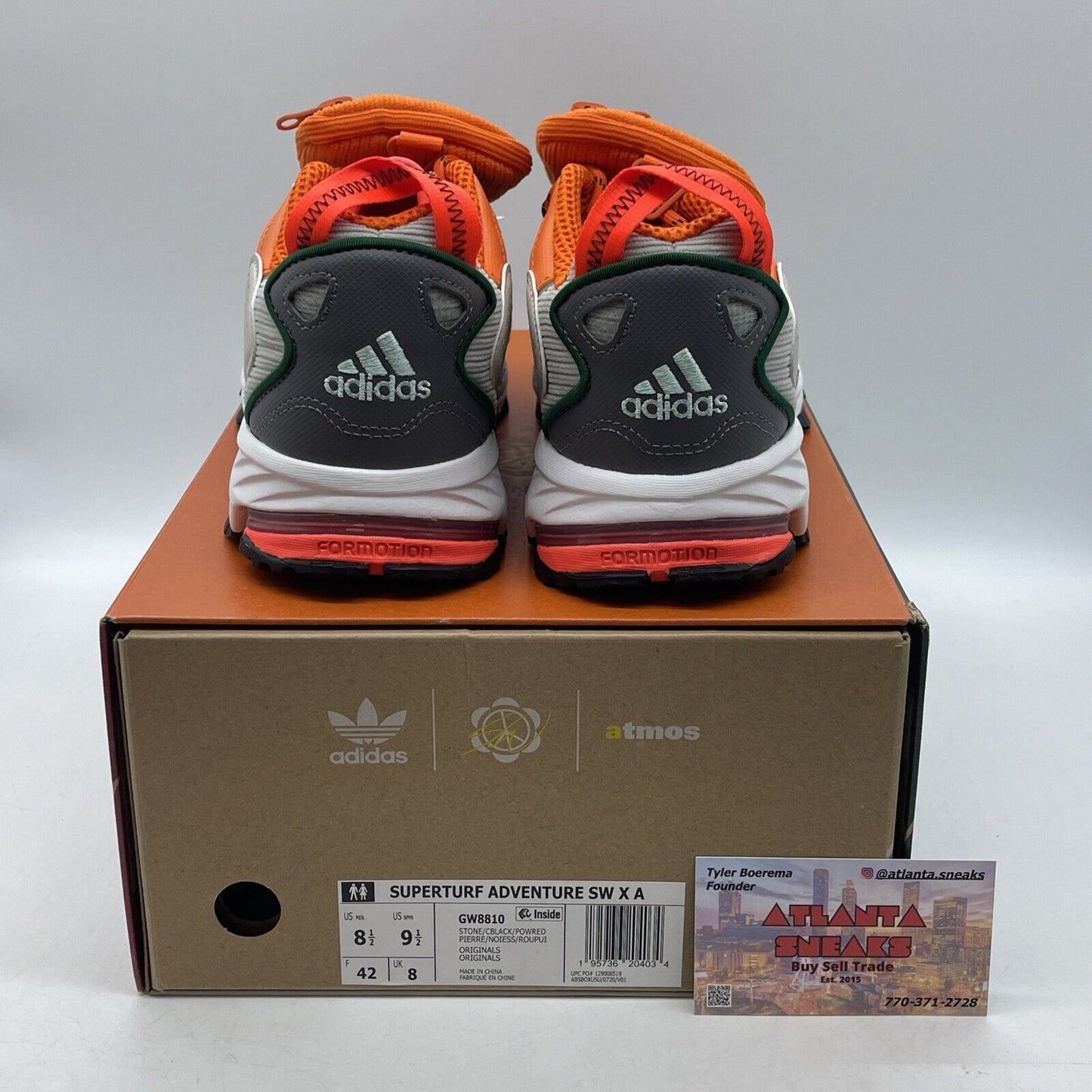 Size 8.5 - Sean Wotherspoon x atmos x Superturf Adventure Stone Orange (GW8810)