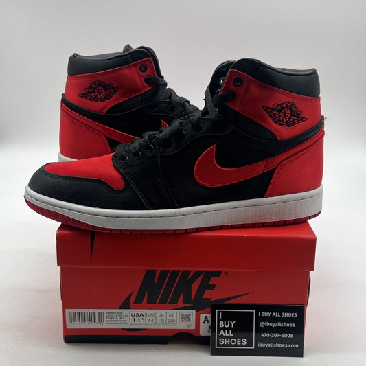 Size 11.5 - Air Jordan 1 Retro OG 2023 High Satin Bred W (FD4810-061)