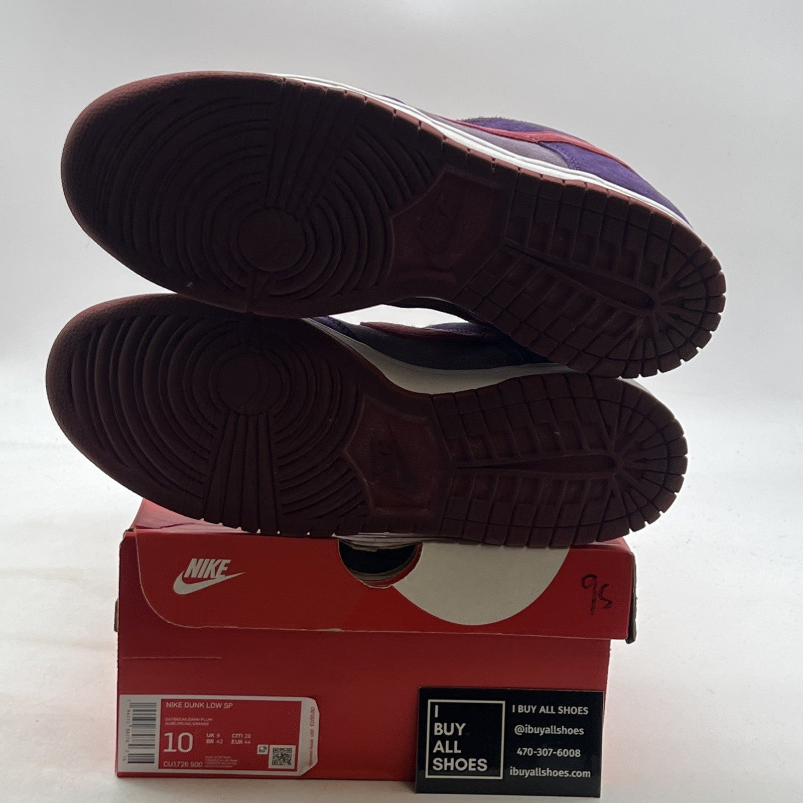 Size 10 - Nike Dunk Retro Vol. 1 SP 2020 Low Plum (CU1726-500)