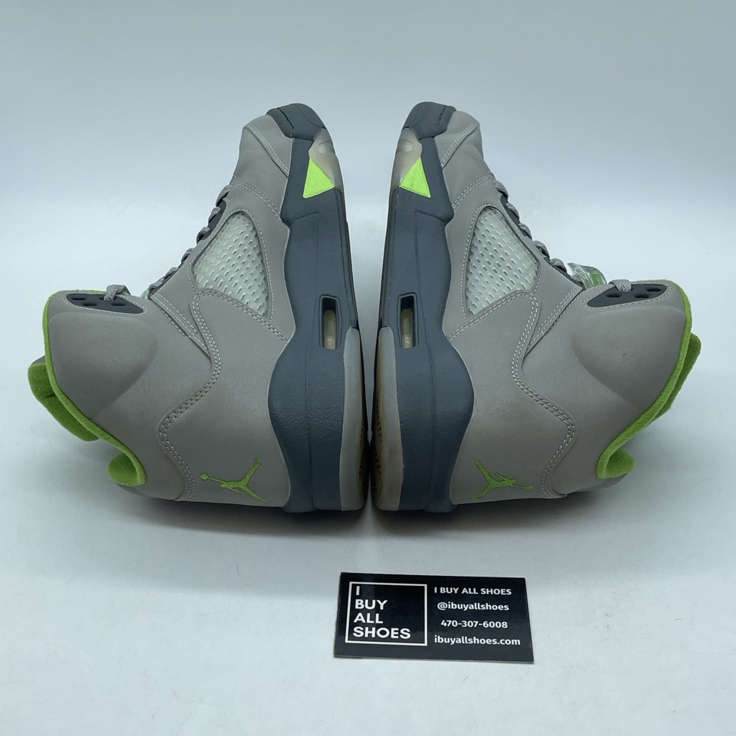 Size 9.5 - Jordan 5 Retro Green Bean Grey Leather (DM9014-003)