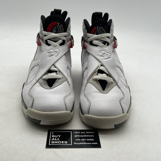 Size 9.5 - Air Jordan 8 Retro White 2013 (305381-103)